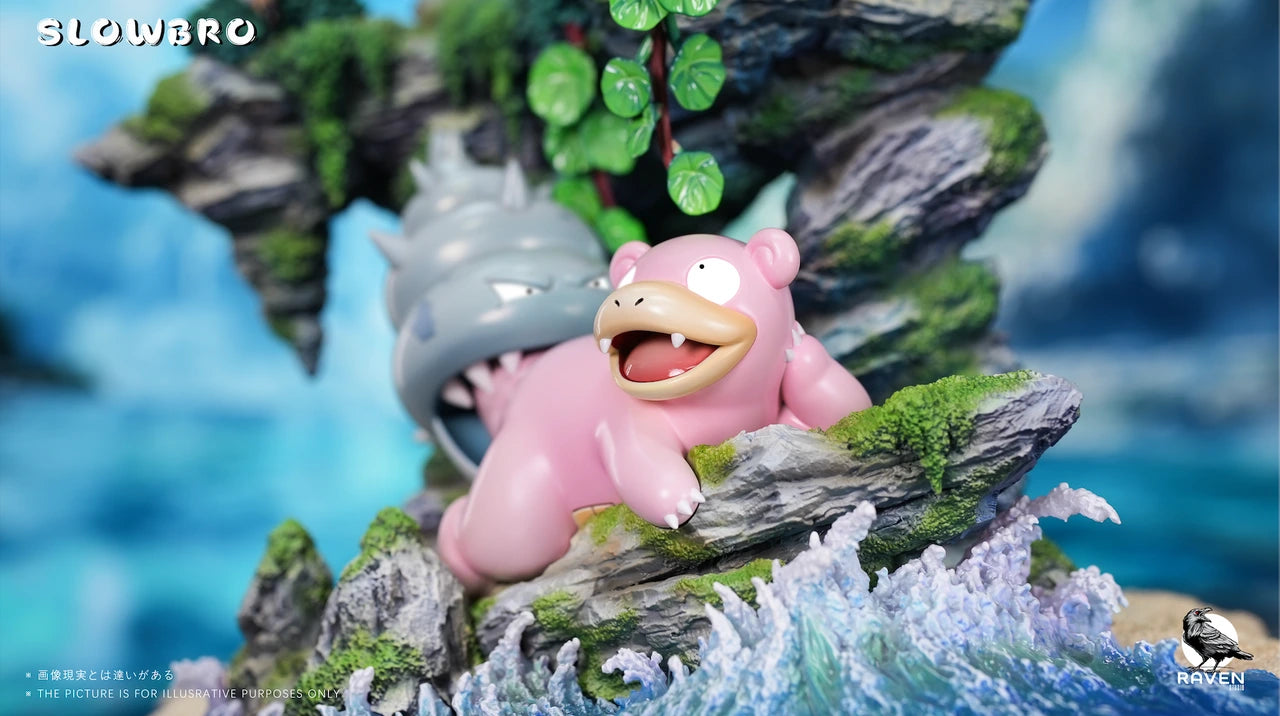 Preventa Resina Slowpoke Figura Pokemón Raven Estudio