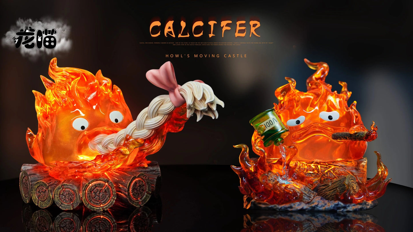 Preventa Resina Calcifer Figura El increíble castillo vagabundo LongMiao Estudio