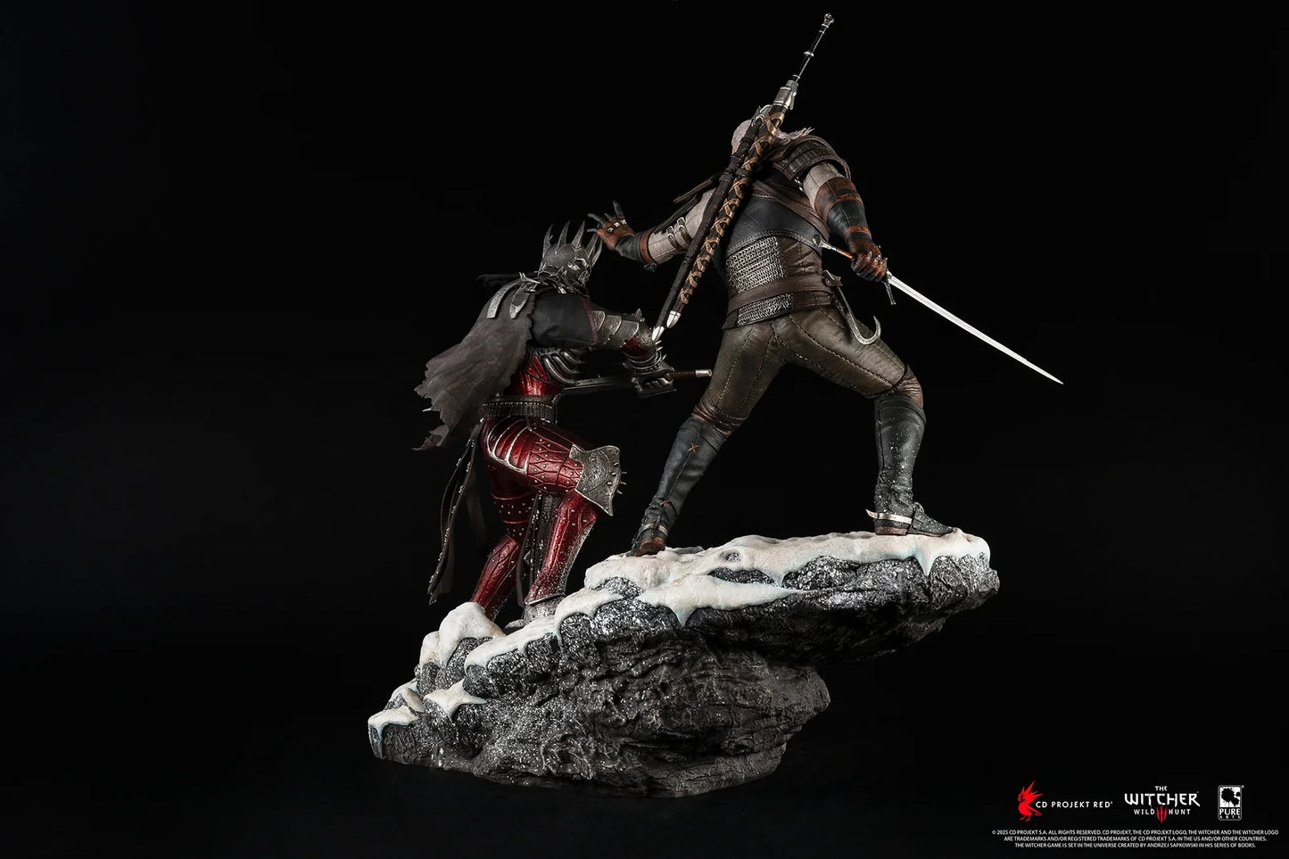 Preventa Resina Geralt vs Eredin Figura The Witcher 3 Pure Arts (Licencia) Estudio