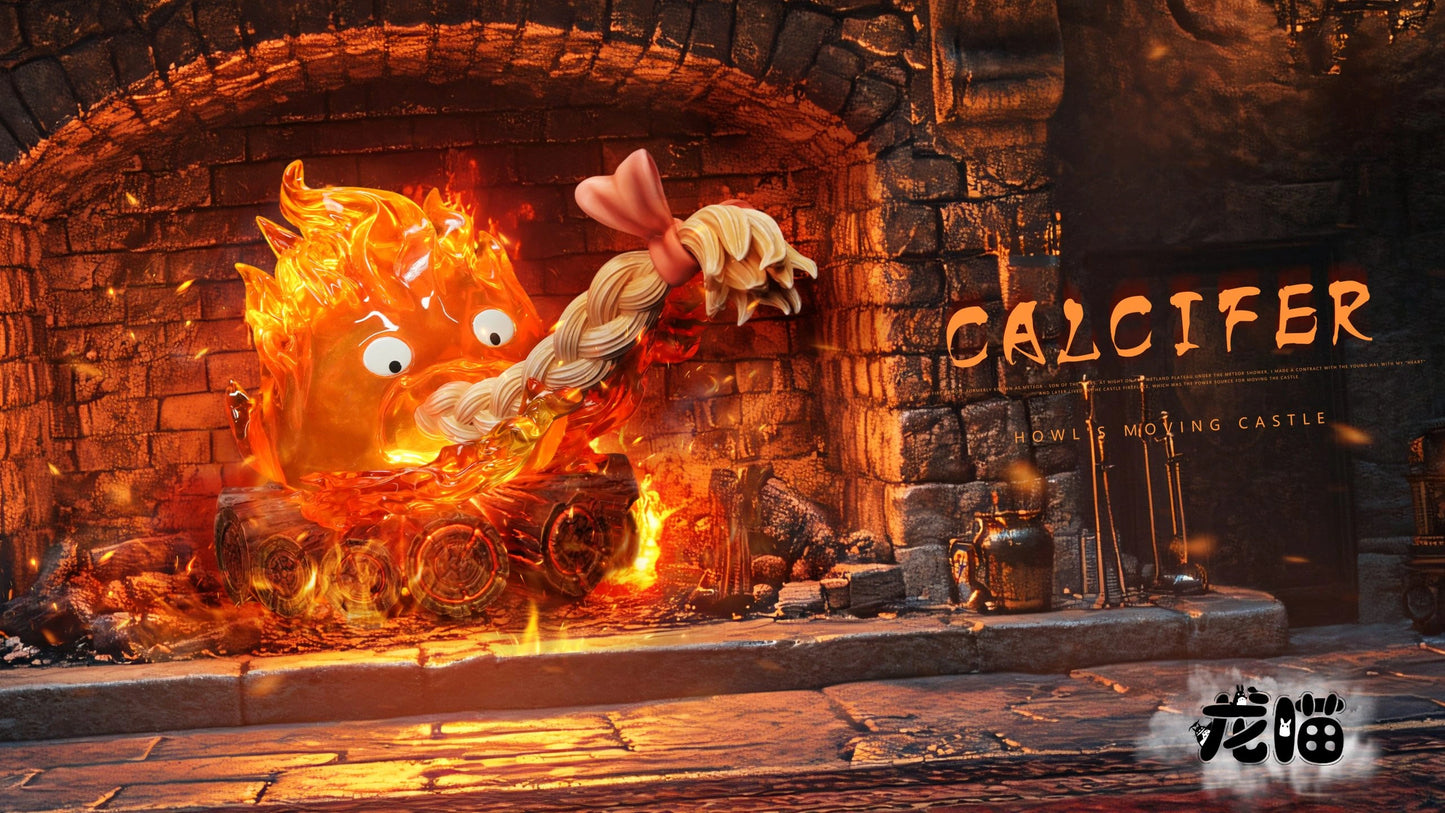 Preventa Resina Calcifer Figura El increíble castillo vagabundo LongMiao Estudio