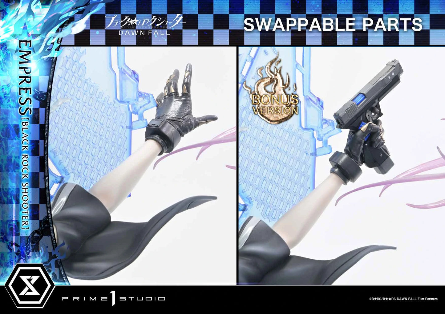 Preventa Resina Empress Figura Black Rock Shooter Dawn Fall Prime 1 (Licencia) Estudio