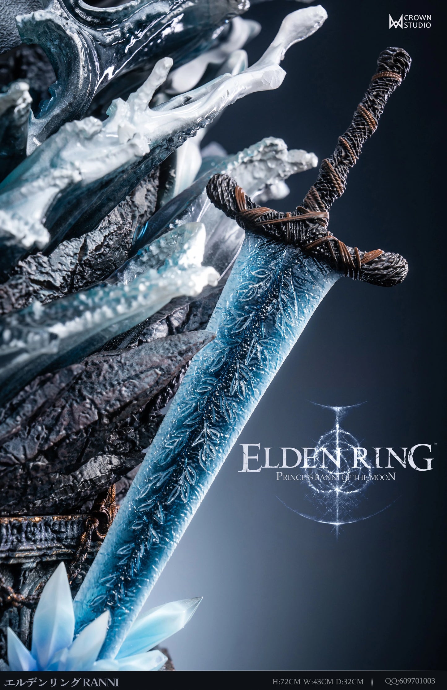 Preventa Resina Ranni Figura Elden Ring Crow Estudio