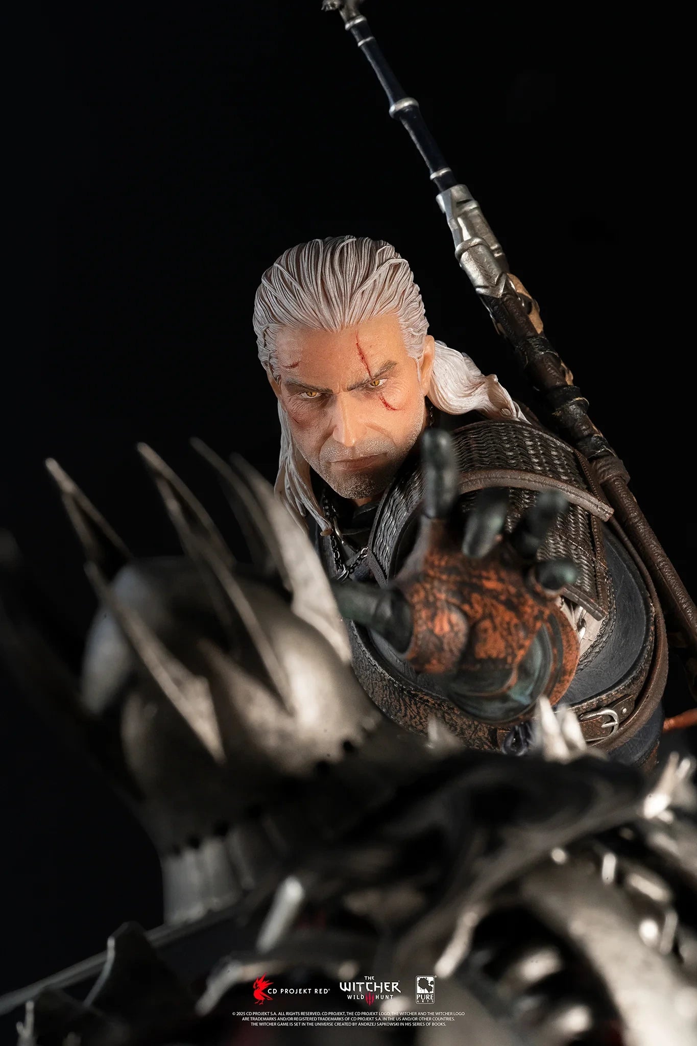 Preventa Resina Geralt vs Eredin Figura The Witcher 3 Pure Arts (Licencia) Estudio