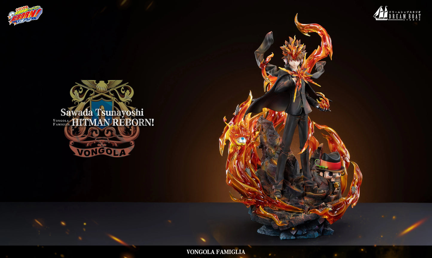 Preventa Resina Tsunayoshi Sawada Figura Katekyō Hitman Reborn! Dream Boat Estudio