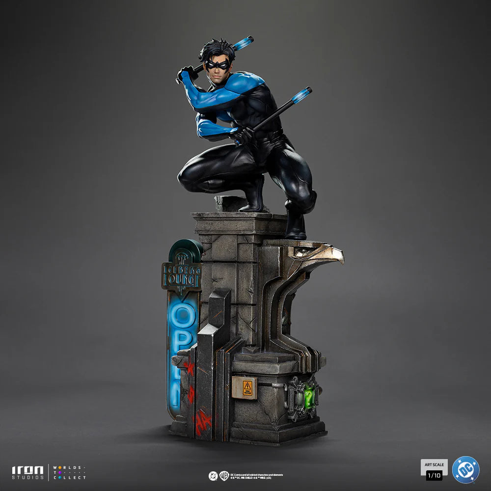 Preventa Resina Nightwing Figura DC Comics Iron (Licencia) Estudio