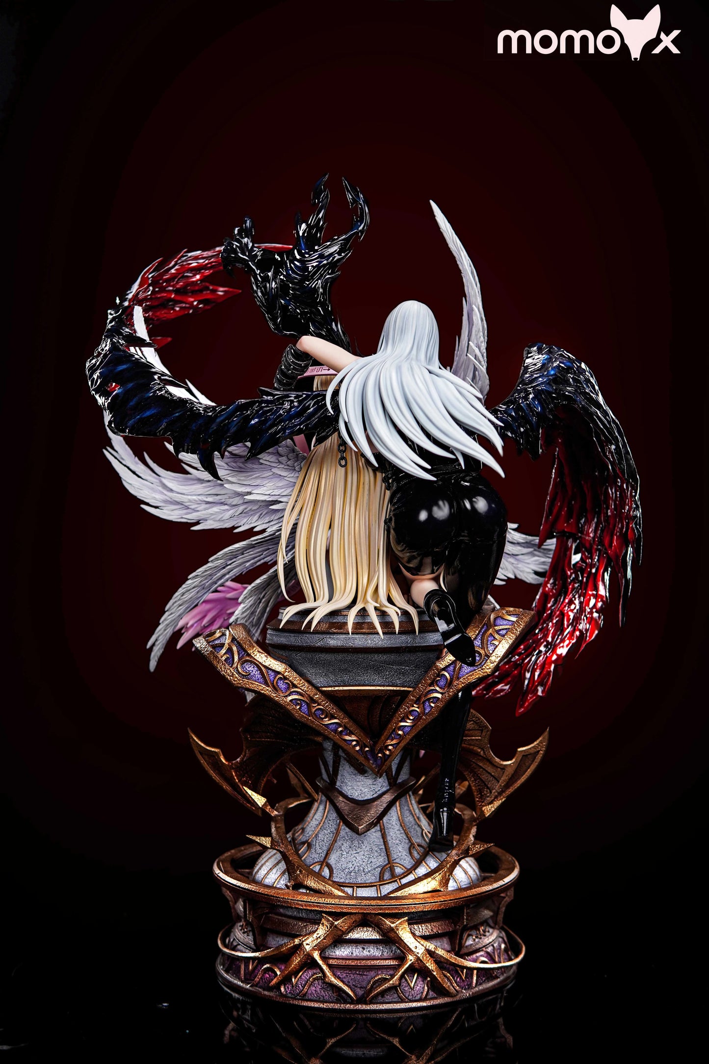 Preventa Resina Angewomon & Lady Devimon Figura Digimon MOMOX Estudio