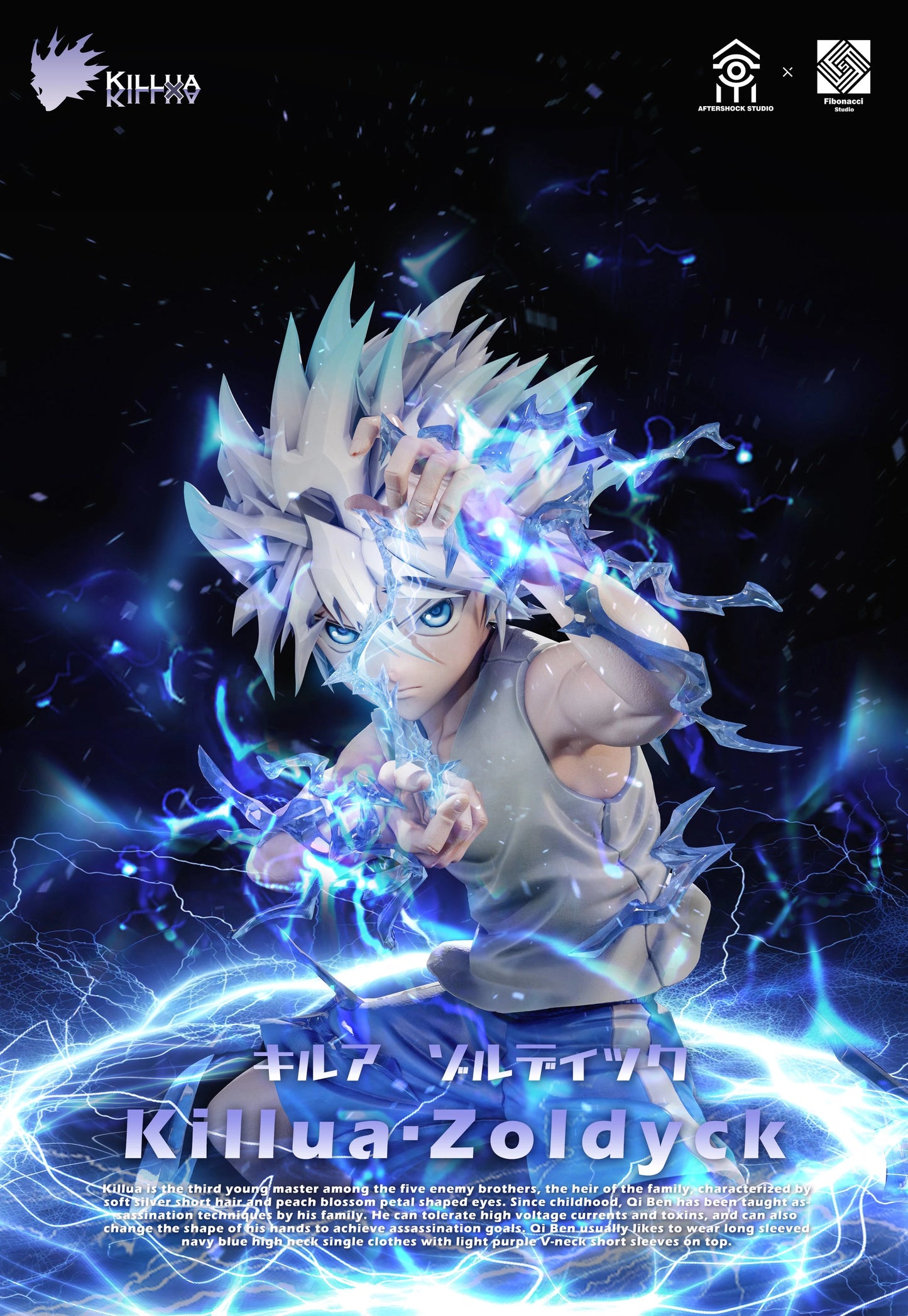 Preventa Resina Killua & Gon Figura Hunter x Hunter AfterShock & Fibonacci Estudio