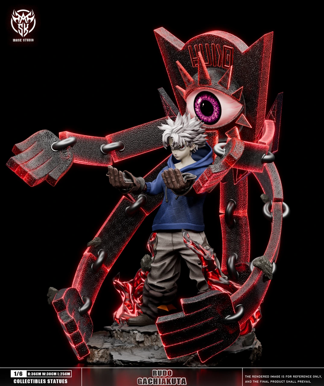 Preventa Resina Surebrec Rudo Figura Gachiakuta Mask Estudio