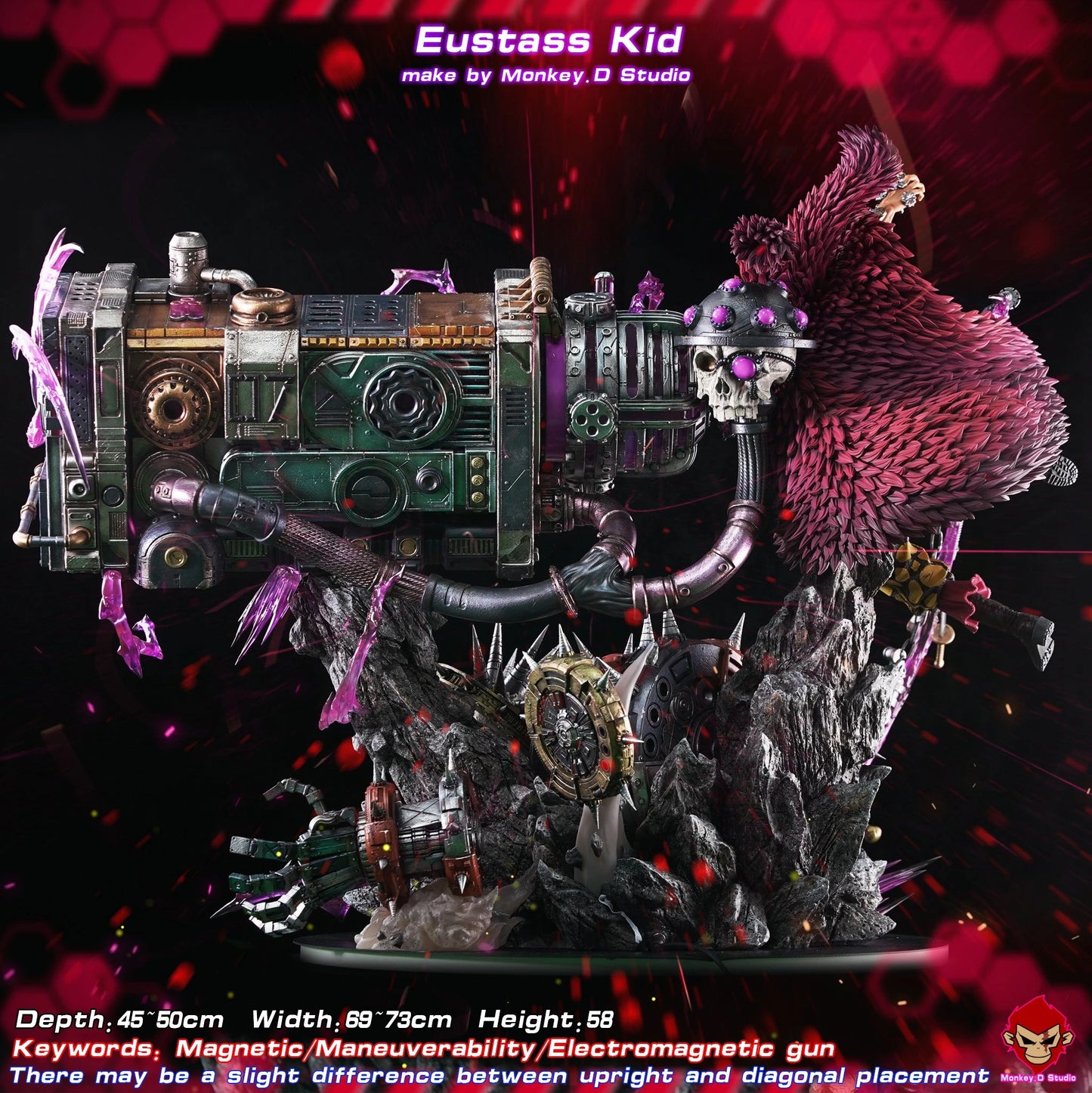 Preventa Resina Eustass Kid Figura One Piece Monkey D. Estudio