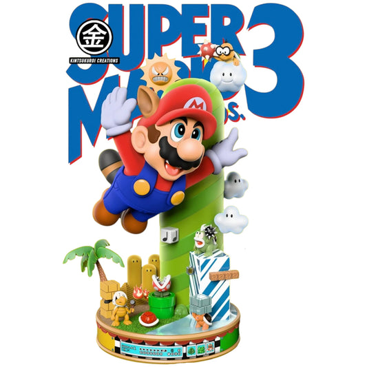 Preventa Resina Mario  Figura Super Mario Bros 3  Kintsukuroi Estudio
