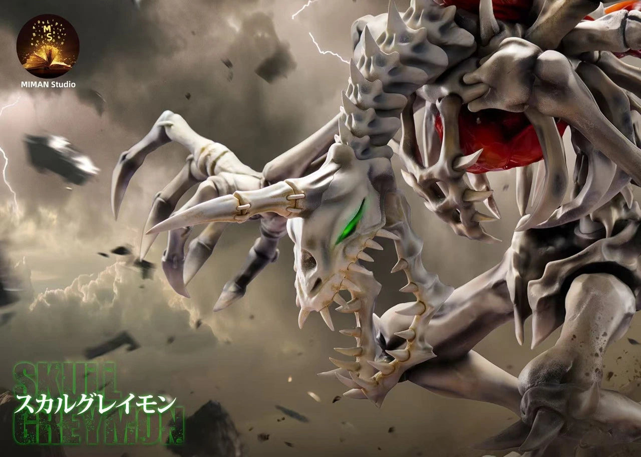 Preventa Resina Skull Greymon Figura Digimon MIMAN Estudio