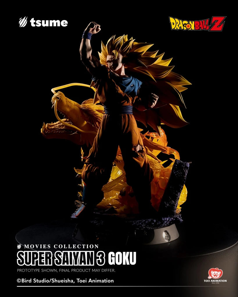 Preventa Resina Goku Super Saiyan 3 Figura Dragon Ball 1/4 Tsume Art Estudio (Licencia)