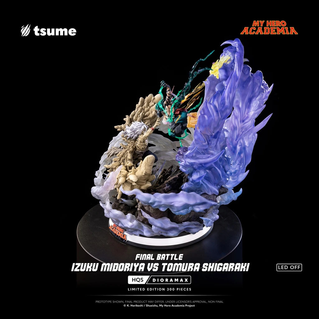 Preventa Resina Izuku Midoriya vs Tomura Shigaraki Figura My Hero Academia  Tsume Art (Licencia) Estudio