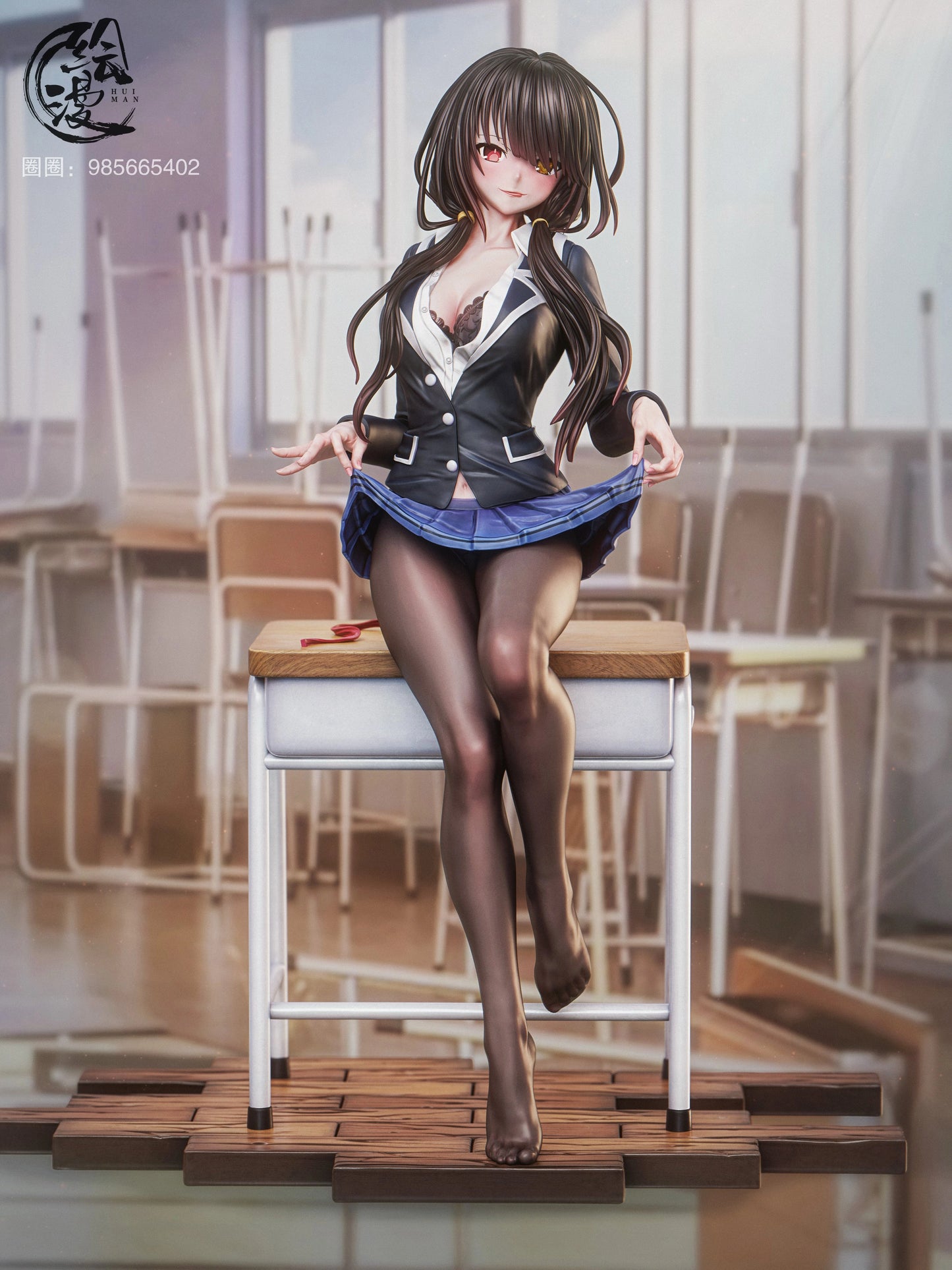 Preventa Resina Tokisaki Kurumi Figura Date A Live HuiMan Estudio