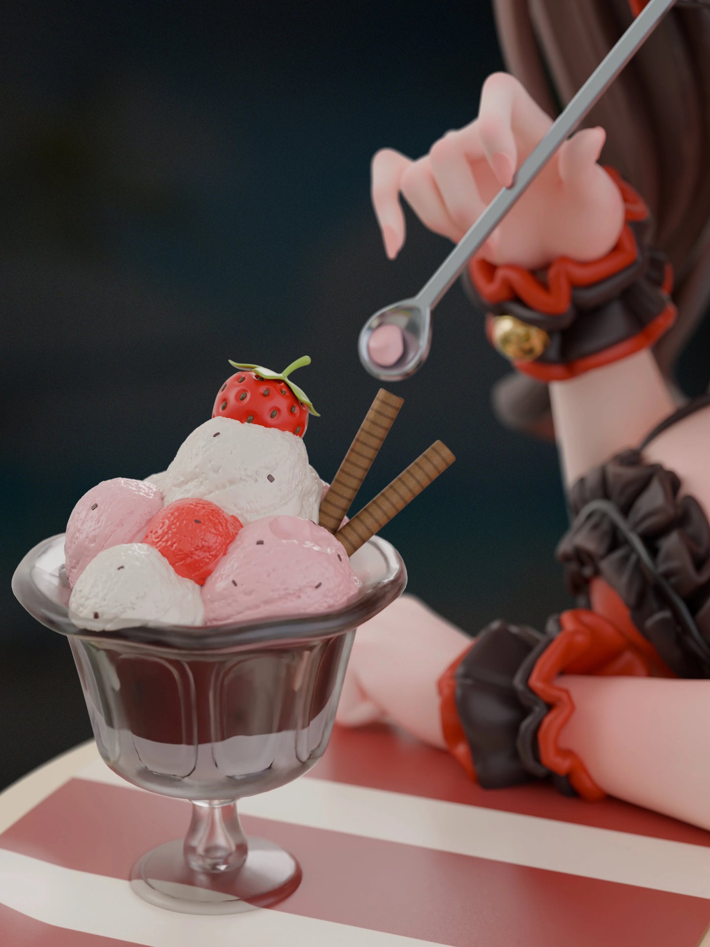Preventa Resina Kurumi Tokisaki Figura Date A Live YaoMenMeng Estudio