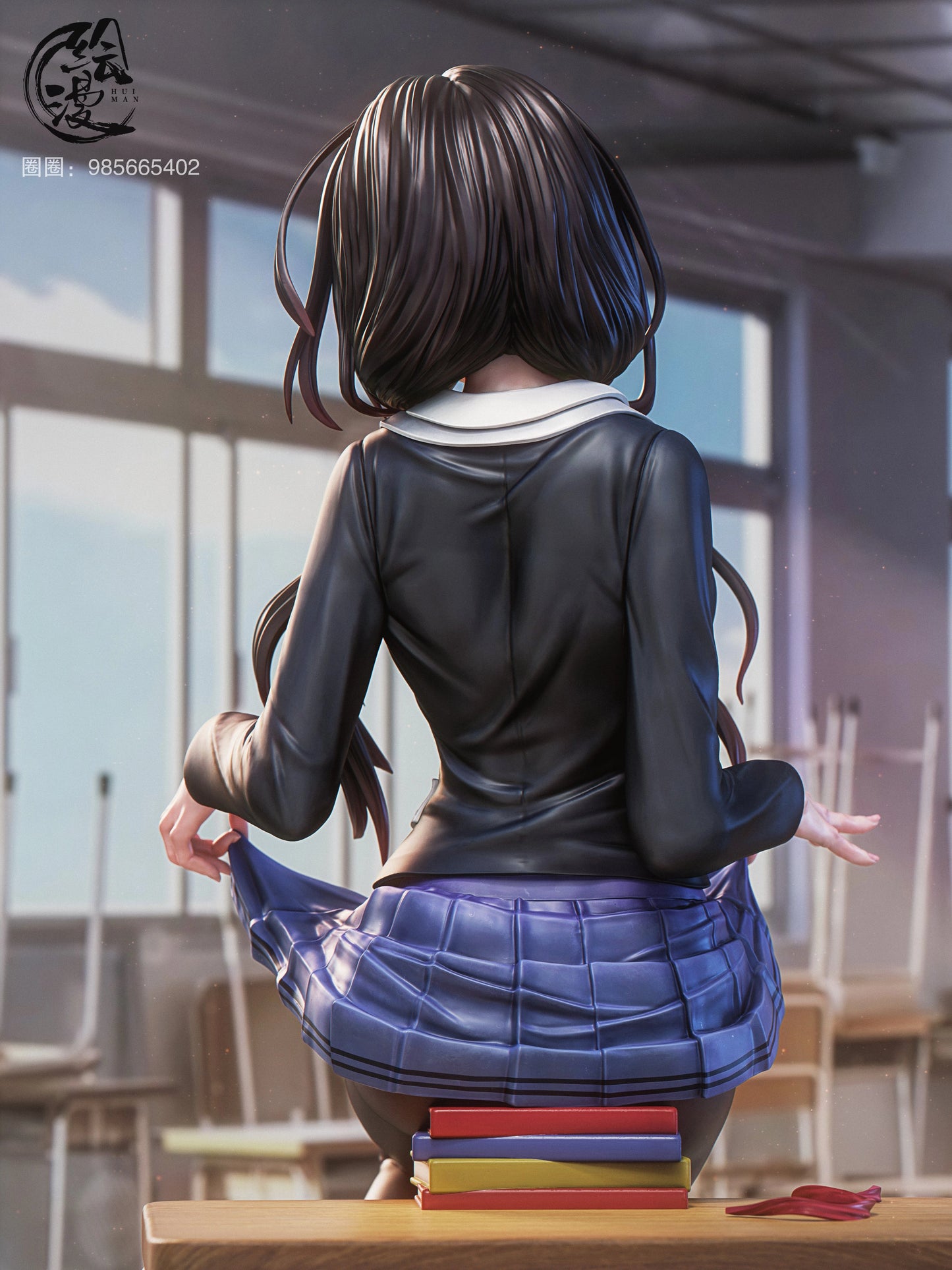 Preventa Resina Tokisaki Kurumi Figura Date A Live HuiMan Estudio