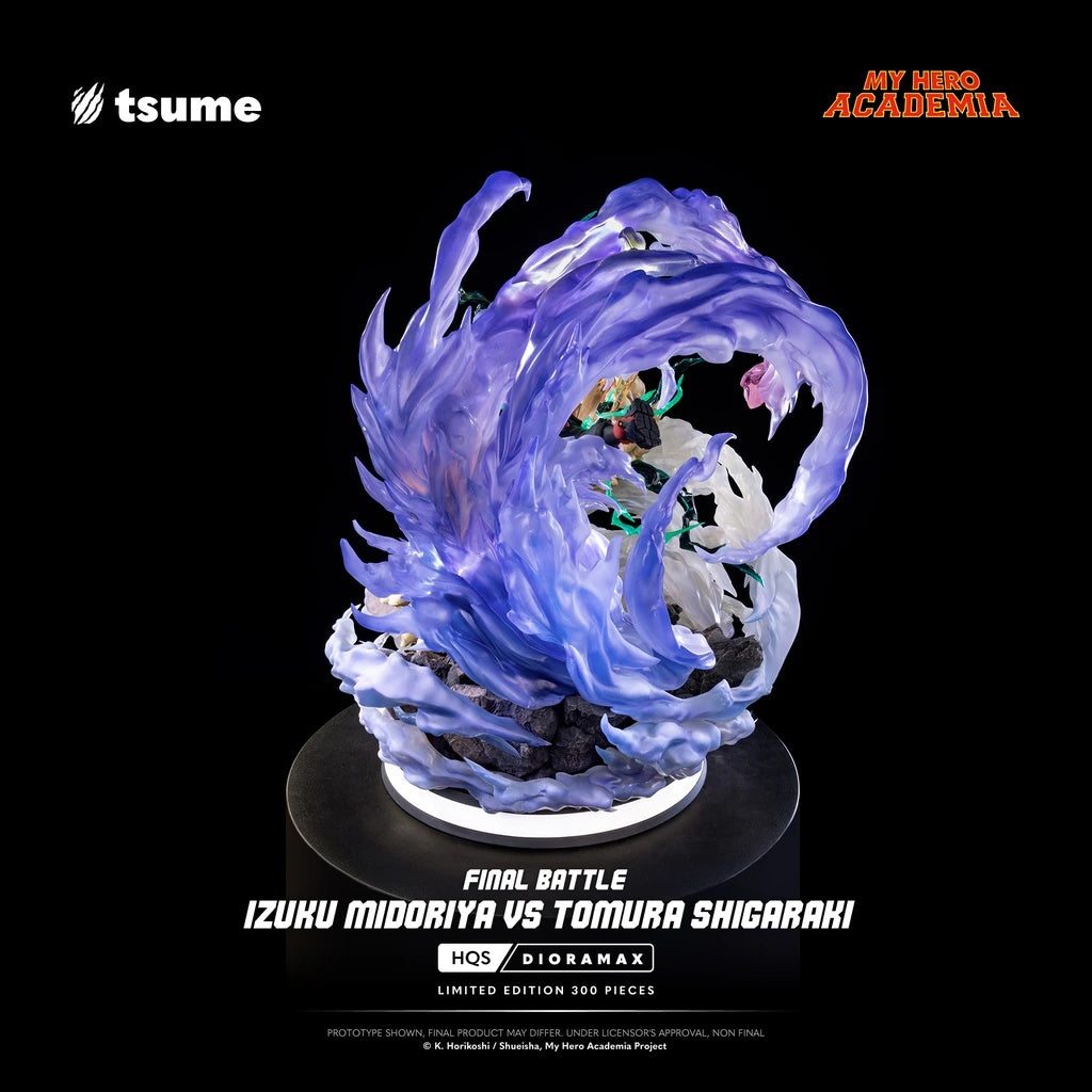 Preventa Resina Izuku Midoriya vs Tomura Shigaraki Figura My Hero Academia  Tsume Art (Licencia) Estudio