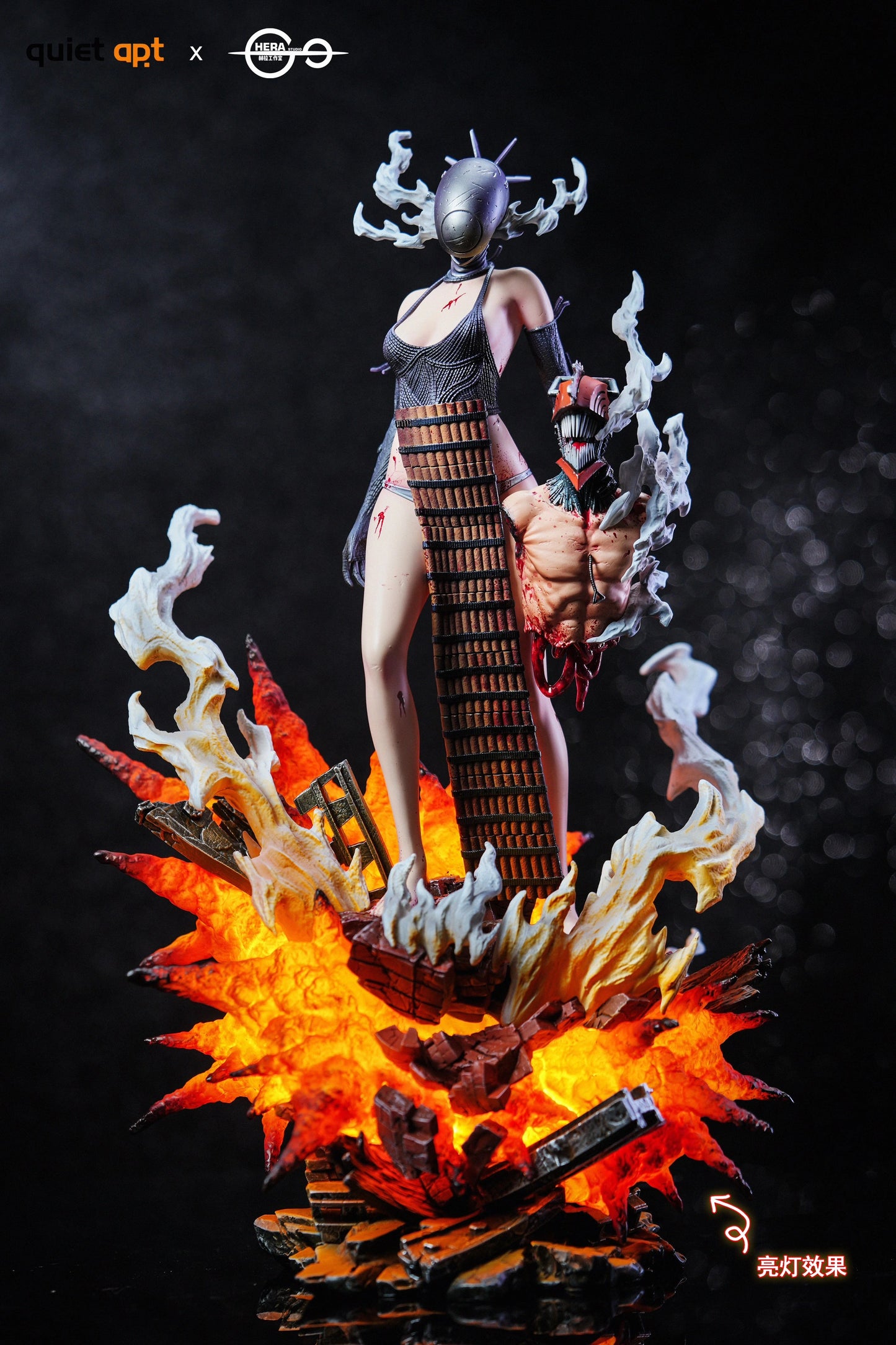 Preventa Resina Reze  Figura Chainsaw Man QuietArt & HeRa Estudio