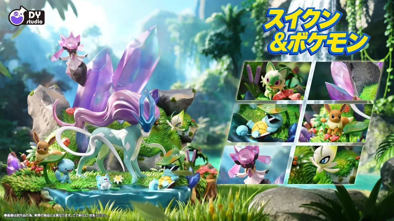 Preventa Resina Suicune Figura Pokemón DY Estudio