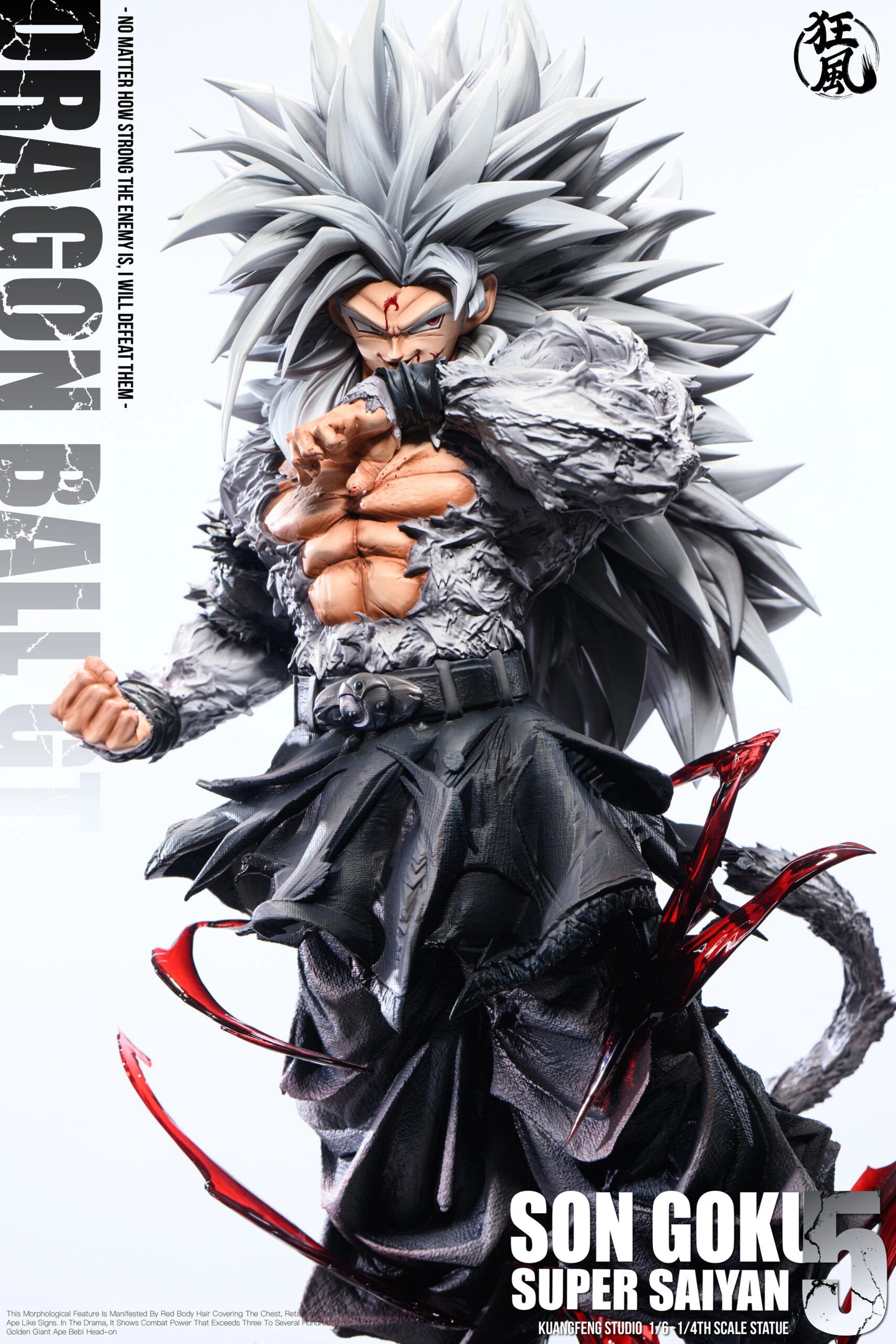 Preventa Resina Goku "SSJ4" Figura Dragon Ball Kuangfeng Estudio