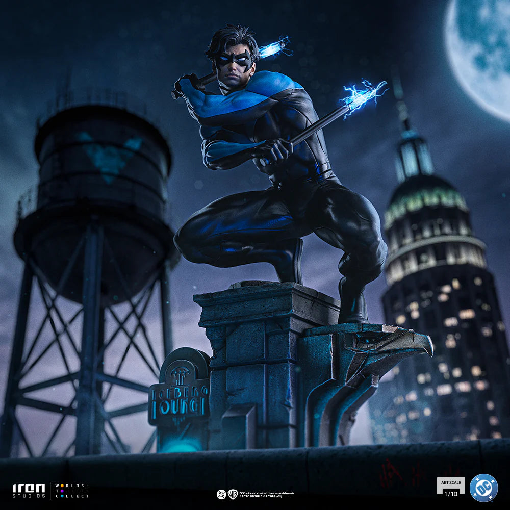 Preventa Resina Nightwing  Figura DC Comics Iron (Licencia) Estudio