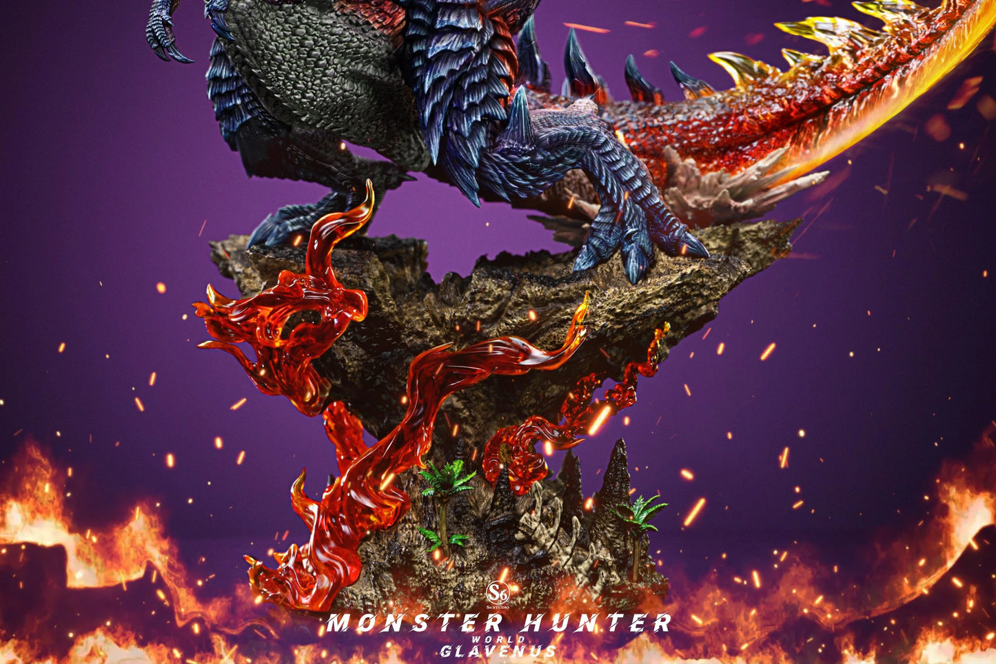 Preventa Resina Glavenus Figura Monster Hunter S6 Estudio