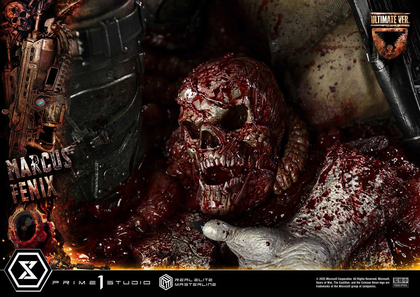 "Preventa Resina Marcus Fenix Figura Gears of War: Reloaded  Prime 1 (Licencia) Estudio"