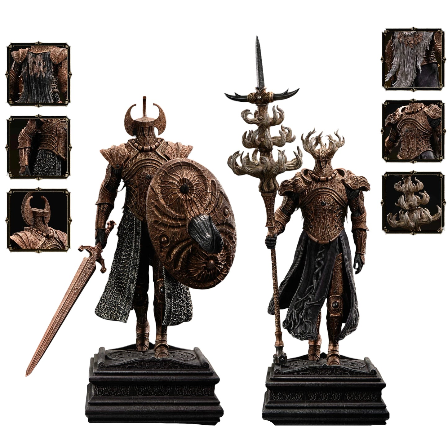 Preventa Resina Crucible Knight Figura Elden Ring SWORD & Wing Estudio