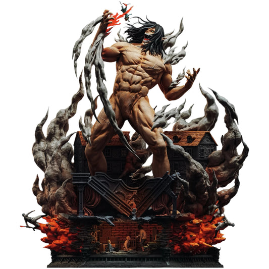 Preventa Resina Titan de Ataque Figura Attack On Titan Chikara Estudio