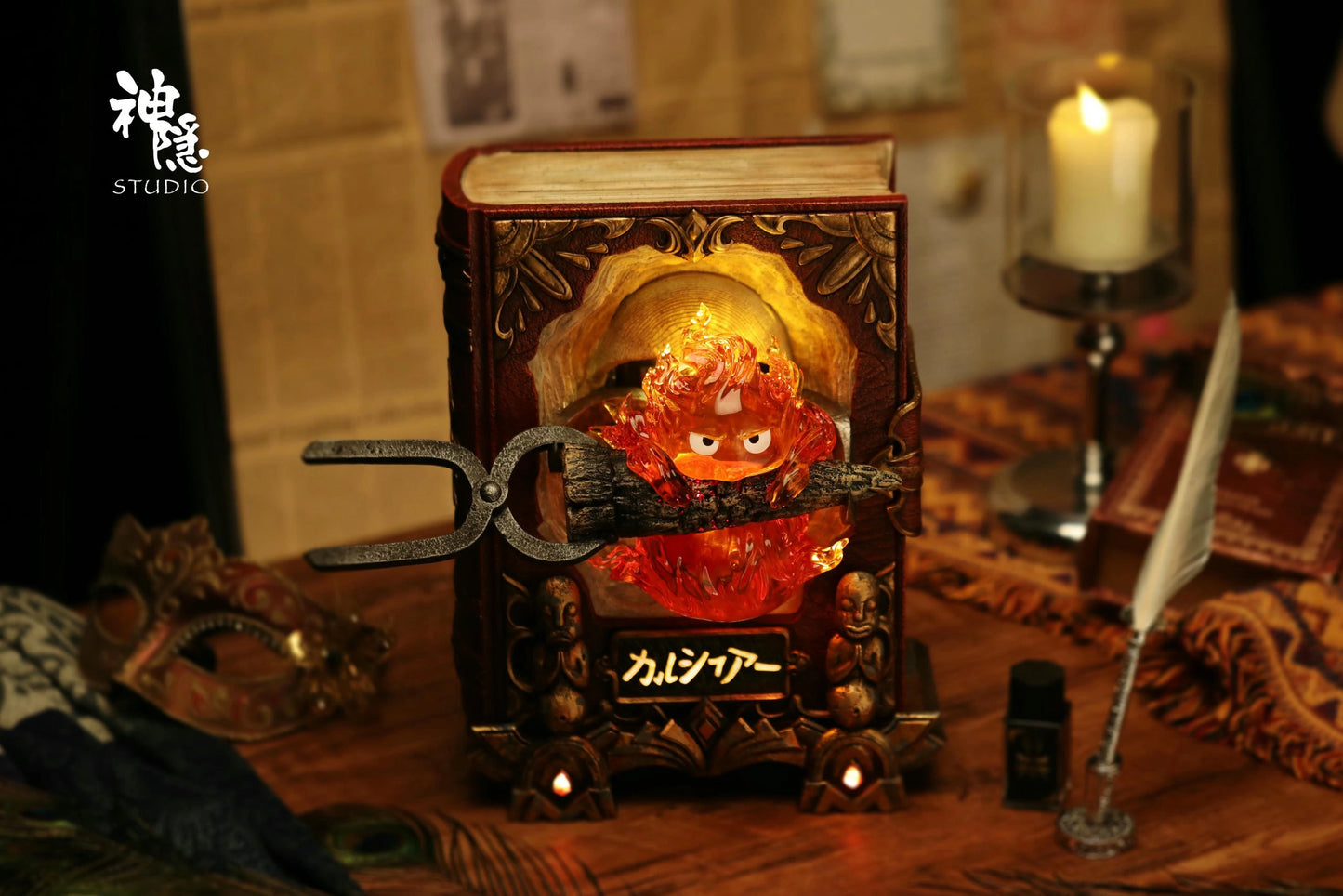 Preventa Resina Calcifer Figura El Increíble castillo vagabundo ShenYin Estudio
