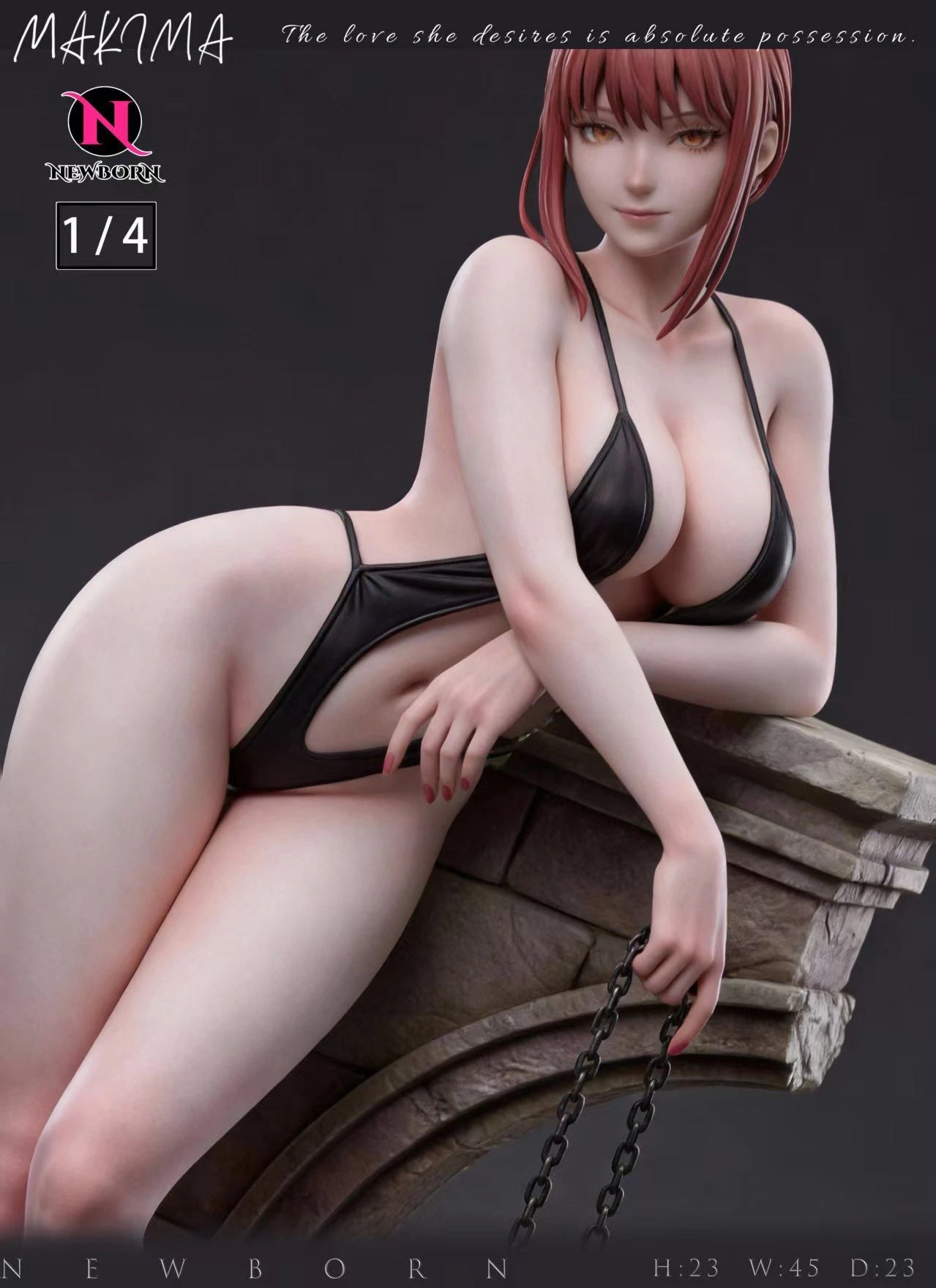 Preventa Resina Makima Figura Chainsaw Man NewBorn Estudio