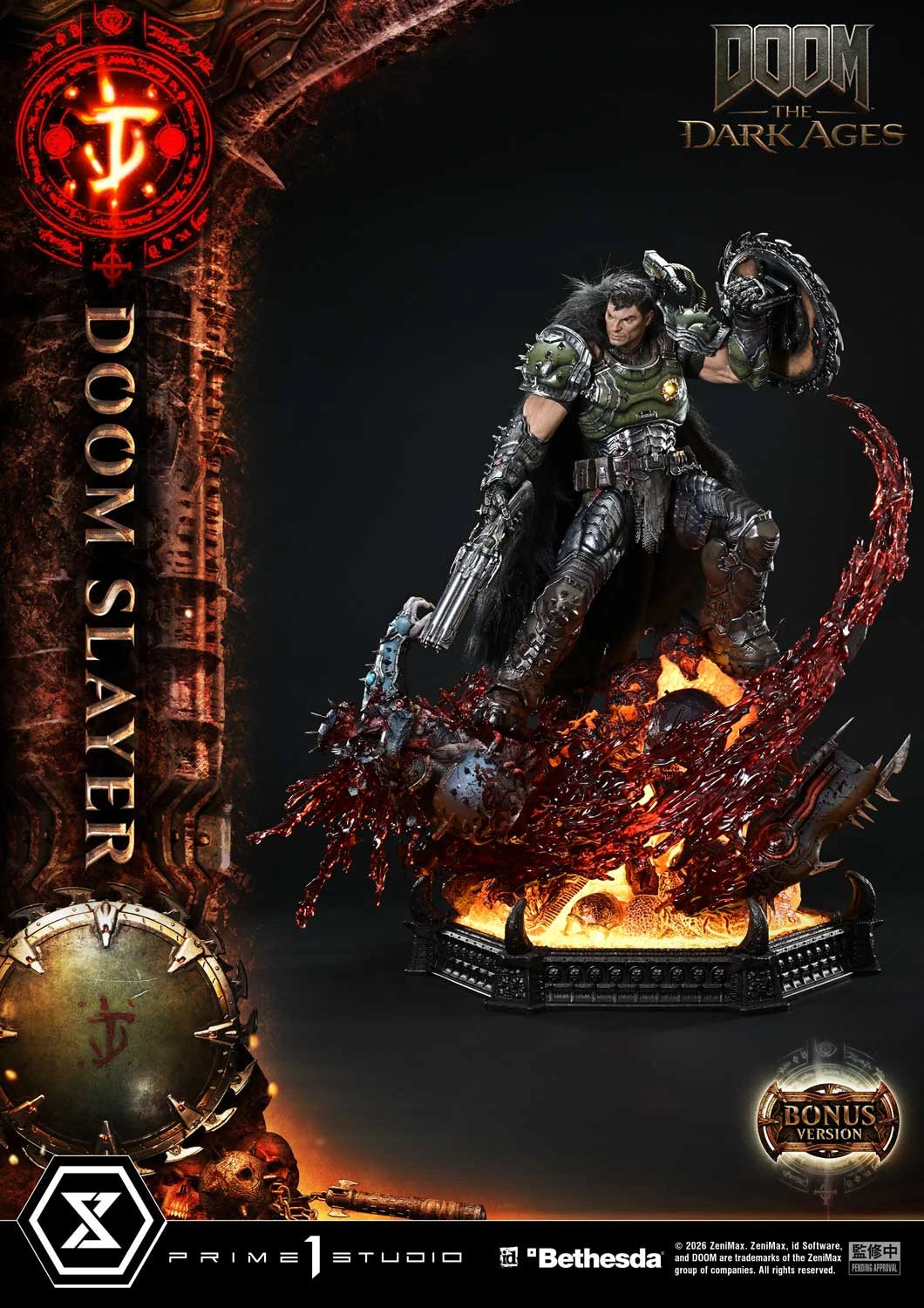 "Preventa Resina Doom Slayer  Figura DOOM: The Dark Ages   Prime 1 (Licencia) Estudio"