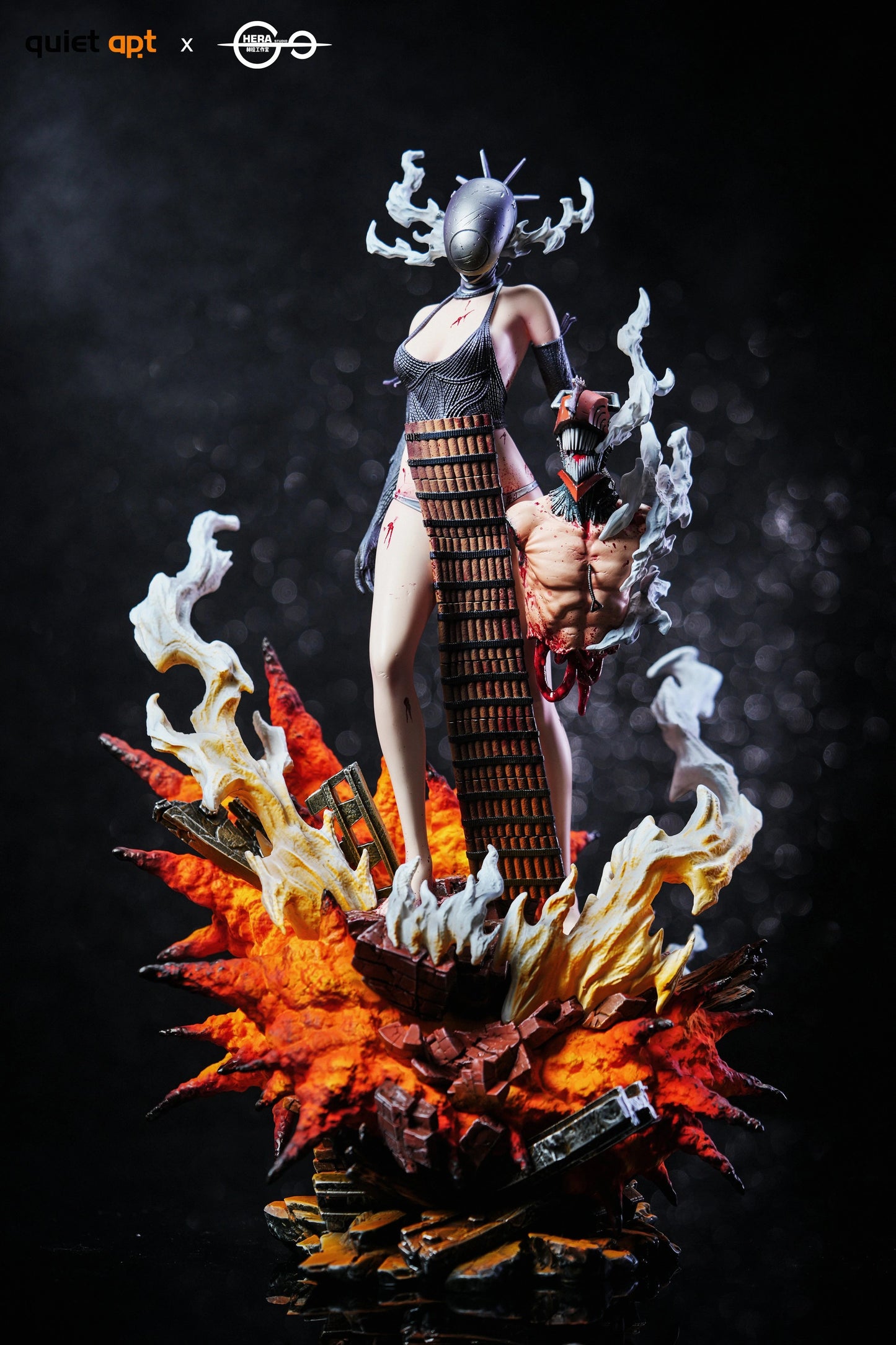 Preventa Resina Reze  Figura Chainsaw Man QuietArt & HeRa Estudio
