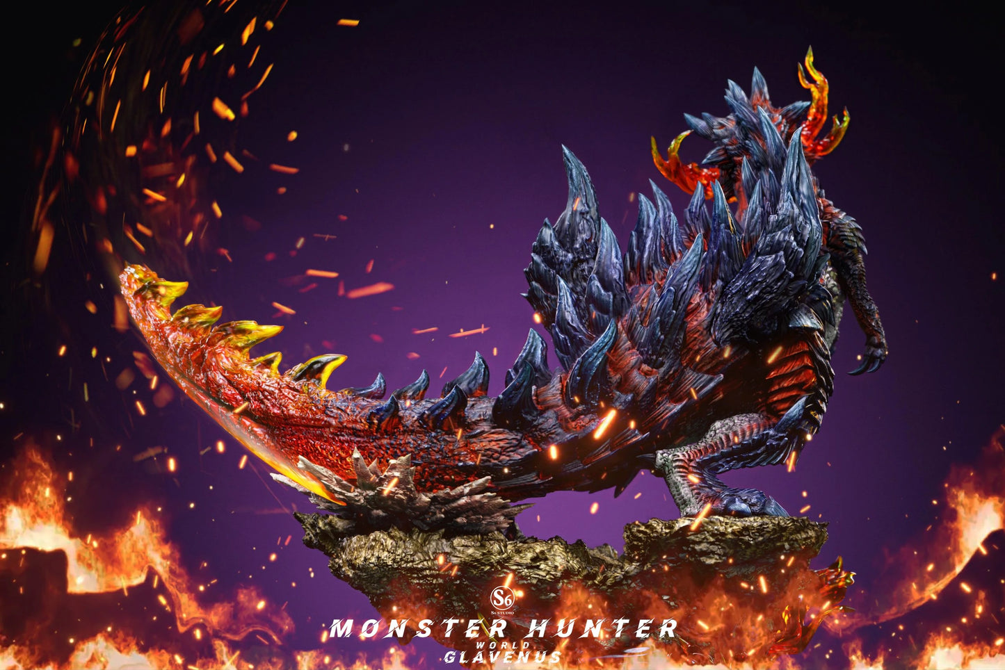 Preventa Resina Glavenus Figura Monster Hunter S6 Estudio