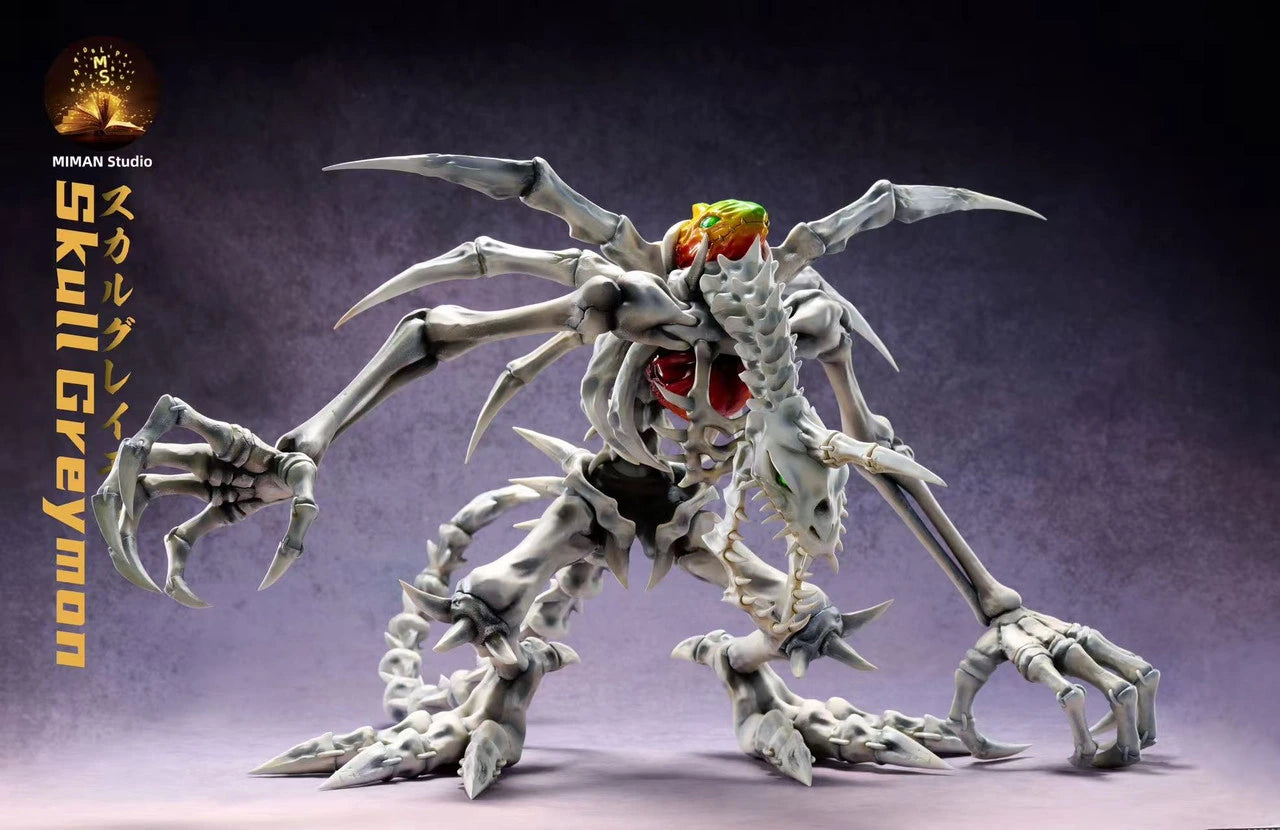 Preventa Resina Skull Greymon Figura Digimon MIMAN Estudio
