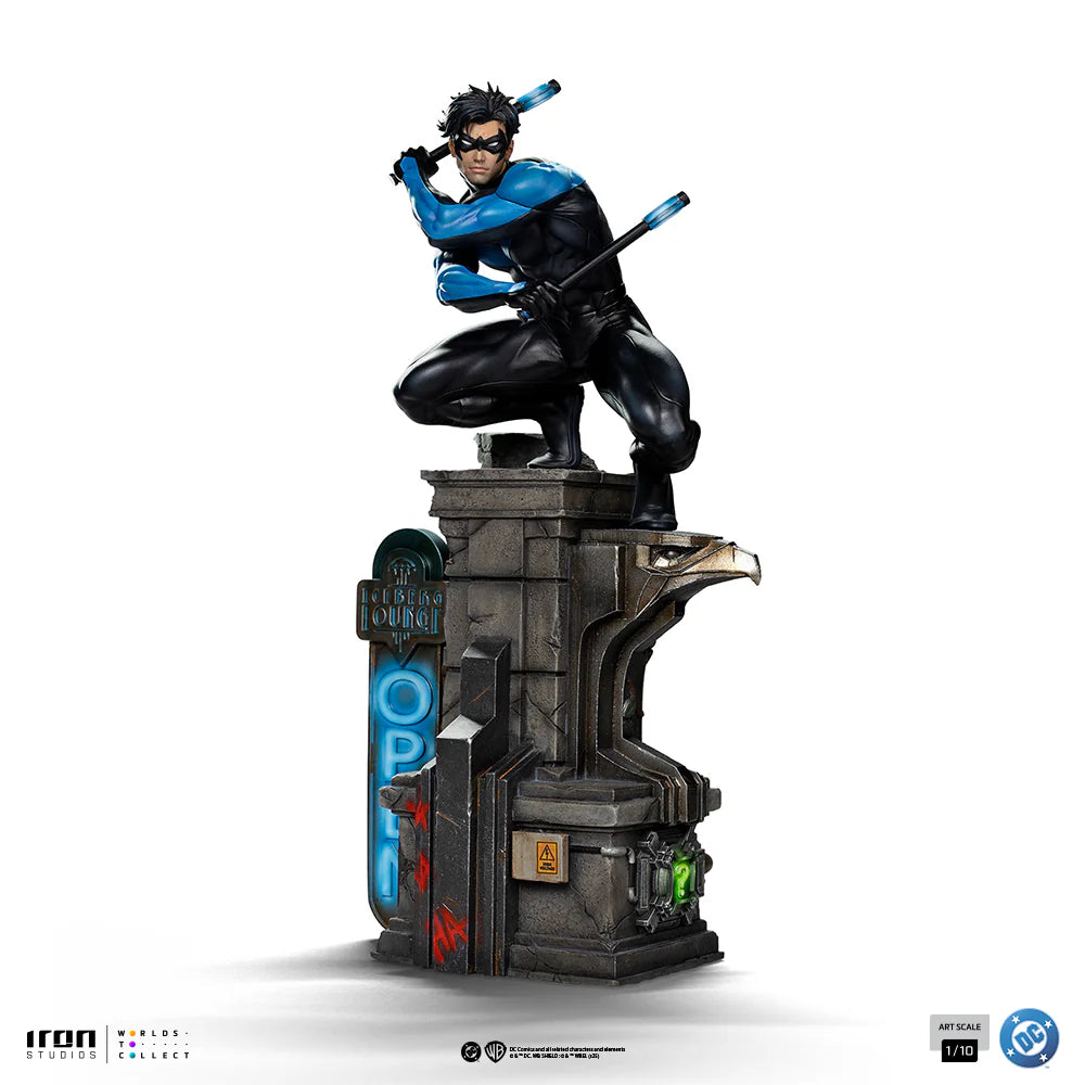Preventa Resina Nightwing  Figura DC Comics Iron (Licencia) Estudio