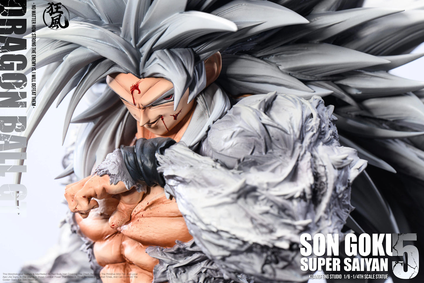 Preventa Resina Goku "SSJ4" Figura Dragon Ball Kuangfeng Estudio