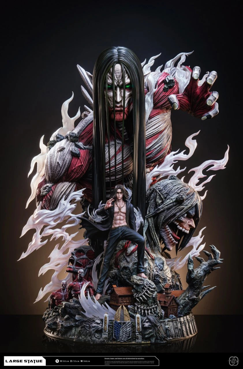 Preventa Resina Eren Jaeger  Figura Attack On Titan Hertz Estudio