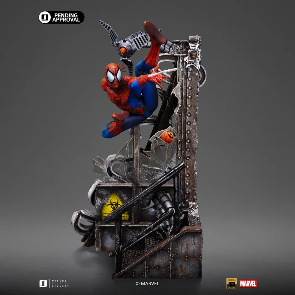 Preventa Resina Spider-Man Figura Spider-Man Iron (Licencia) Estudio