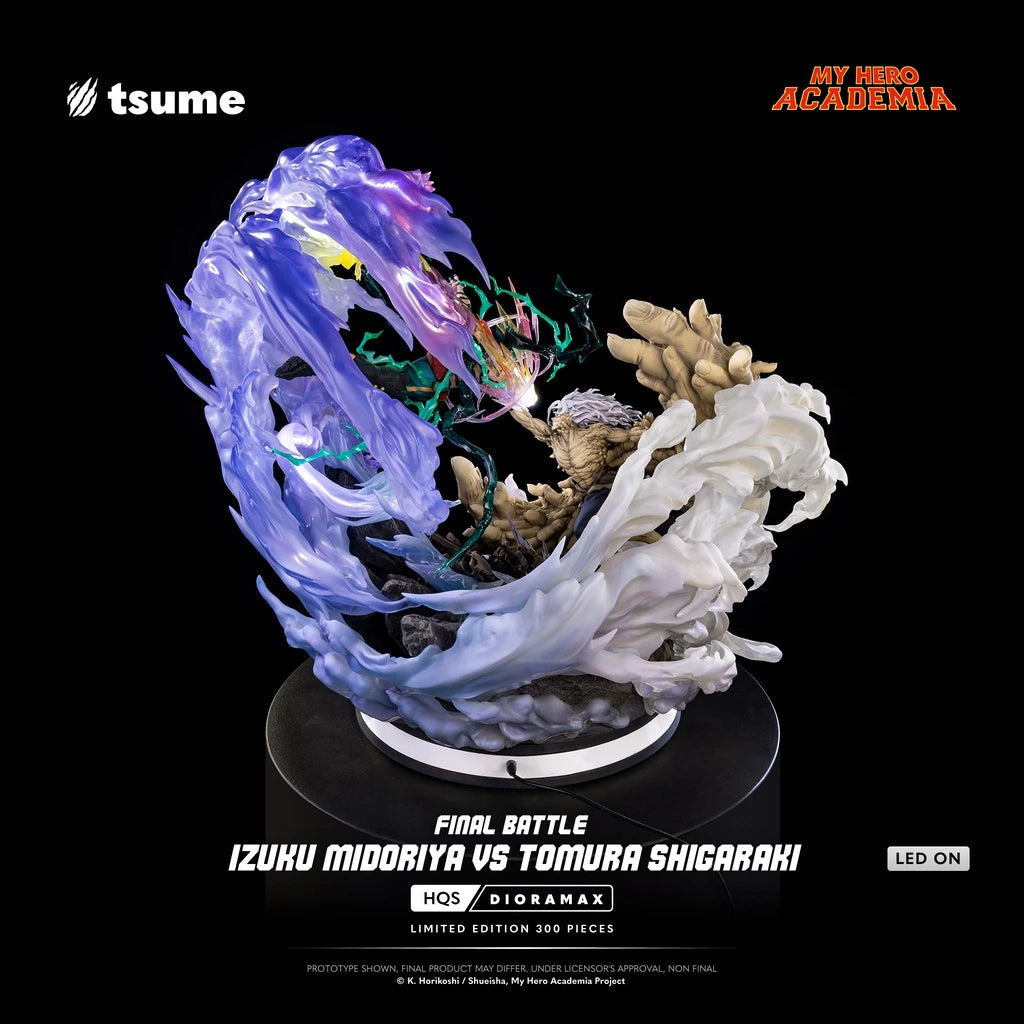 Preventa Resina Izuku Midoriya vs Tomura Shigaraki Figura My Hero Academia  Tsume Art (Licencia) Estudio