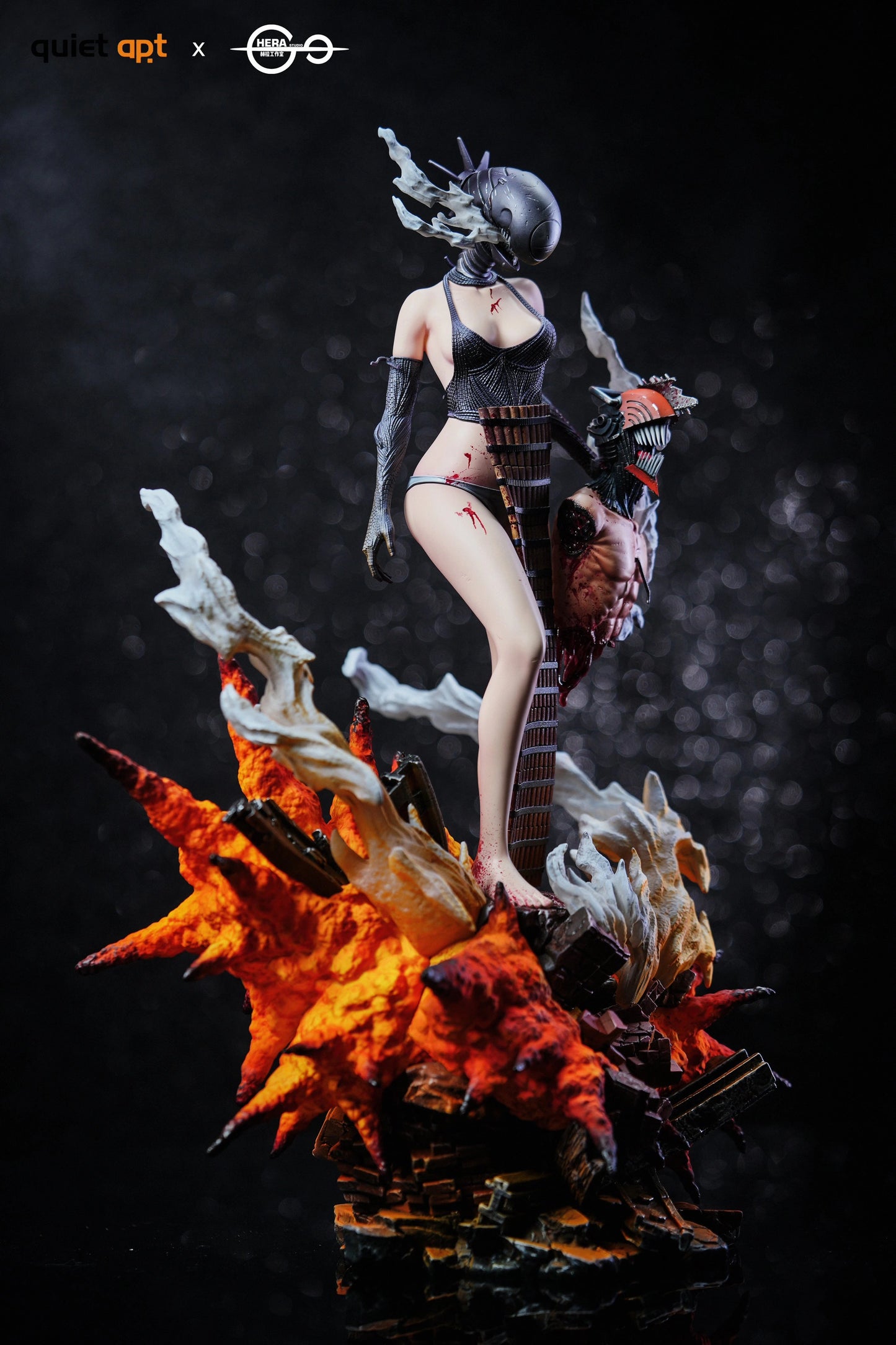 Preventa Resina Reze  Figura Chainsaw Man QuietArt & HeRa Estudio