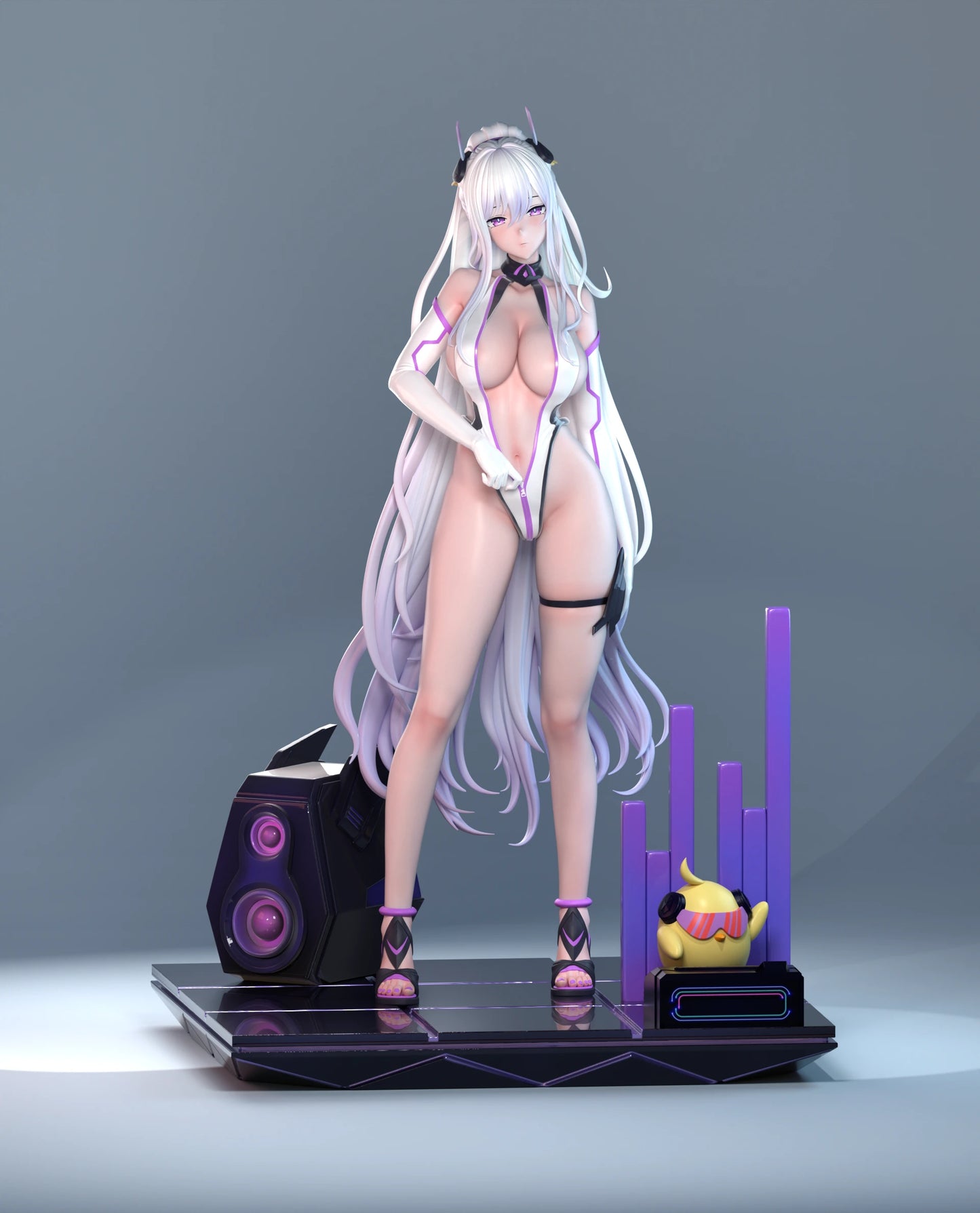 Preventa Resina Kearsage Figura Azur Lane Blooming Lily  Estudio