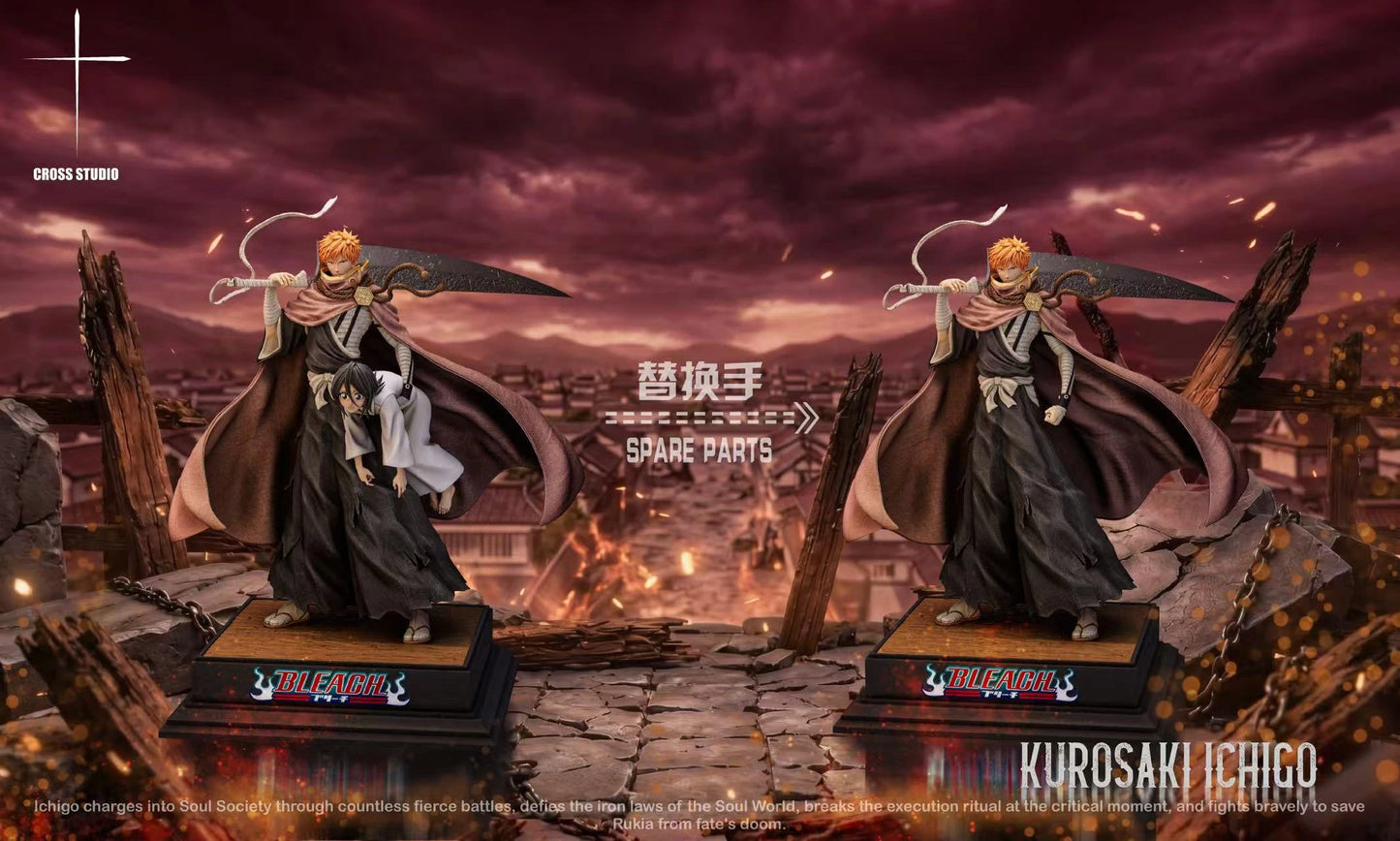 Preventa Resina Kurosaki Ichigo Figura Bleach Cross Estudio