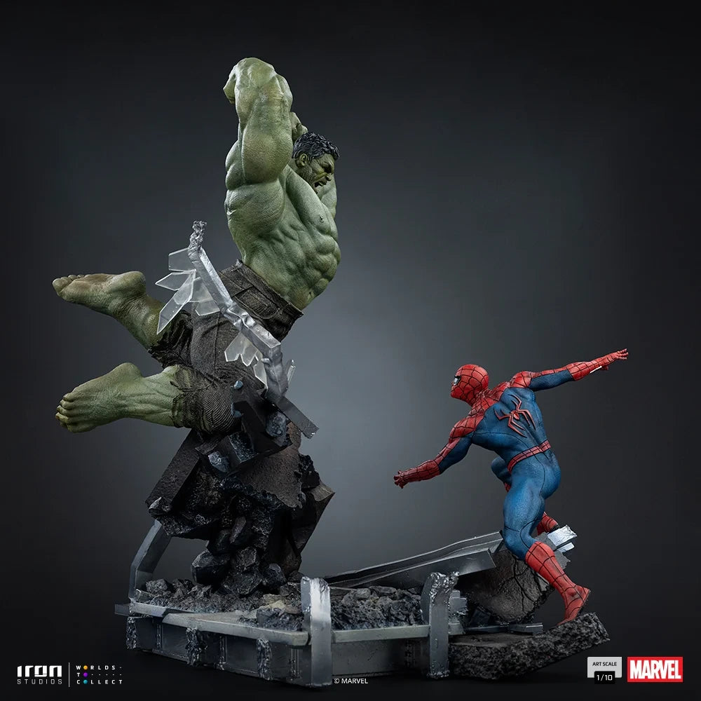 Preventa Resina Spider-Man vs Hulk Figura Spider-Man: Brand New Day  1/6 Iron Estudio (Licencia)