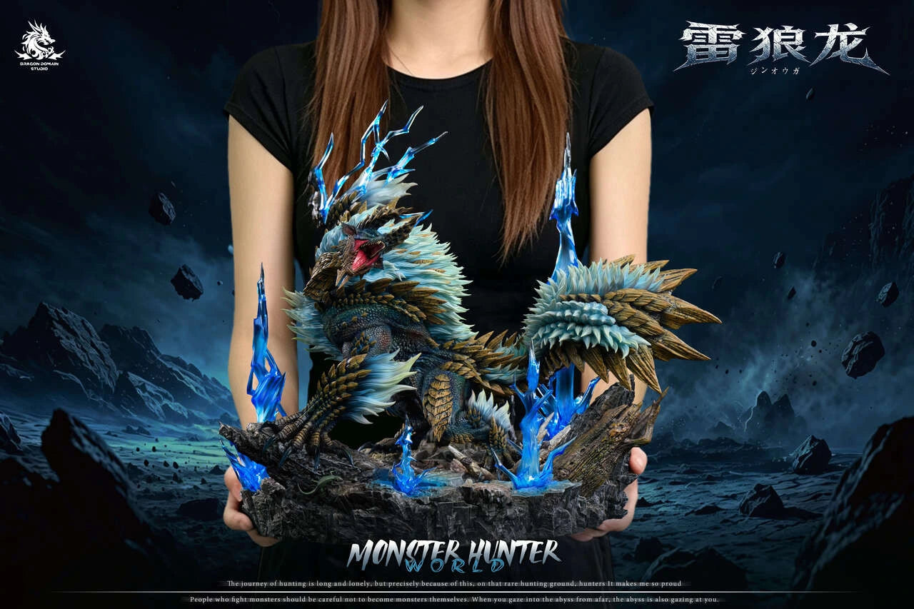 Preventa Resina Zinogre Figura Monster Hunter  Dragon Realm Estudio