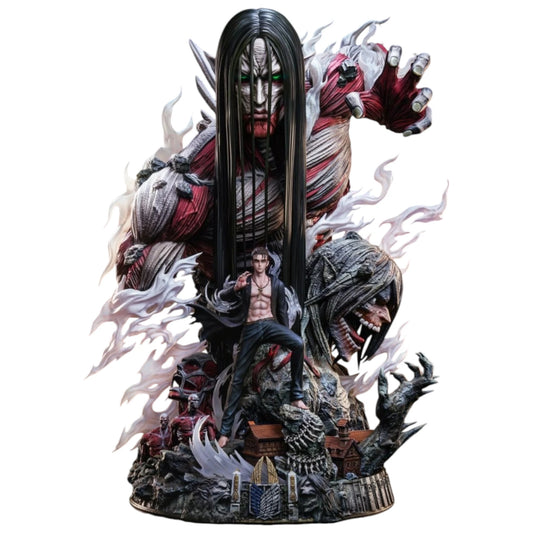 Preventa Resina Eren Jaeger  Figura Attack On Titan Hertz Estudio