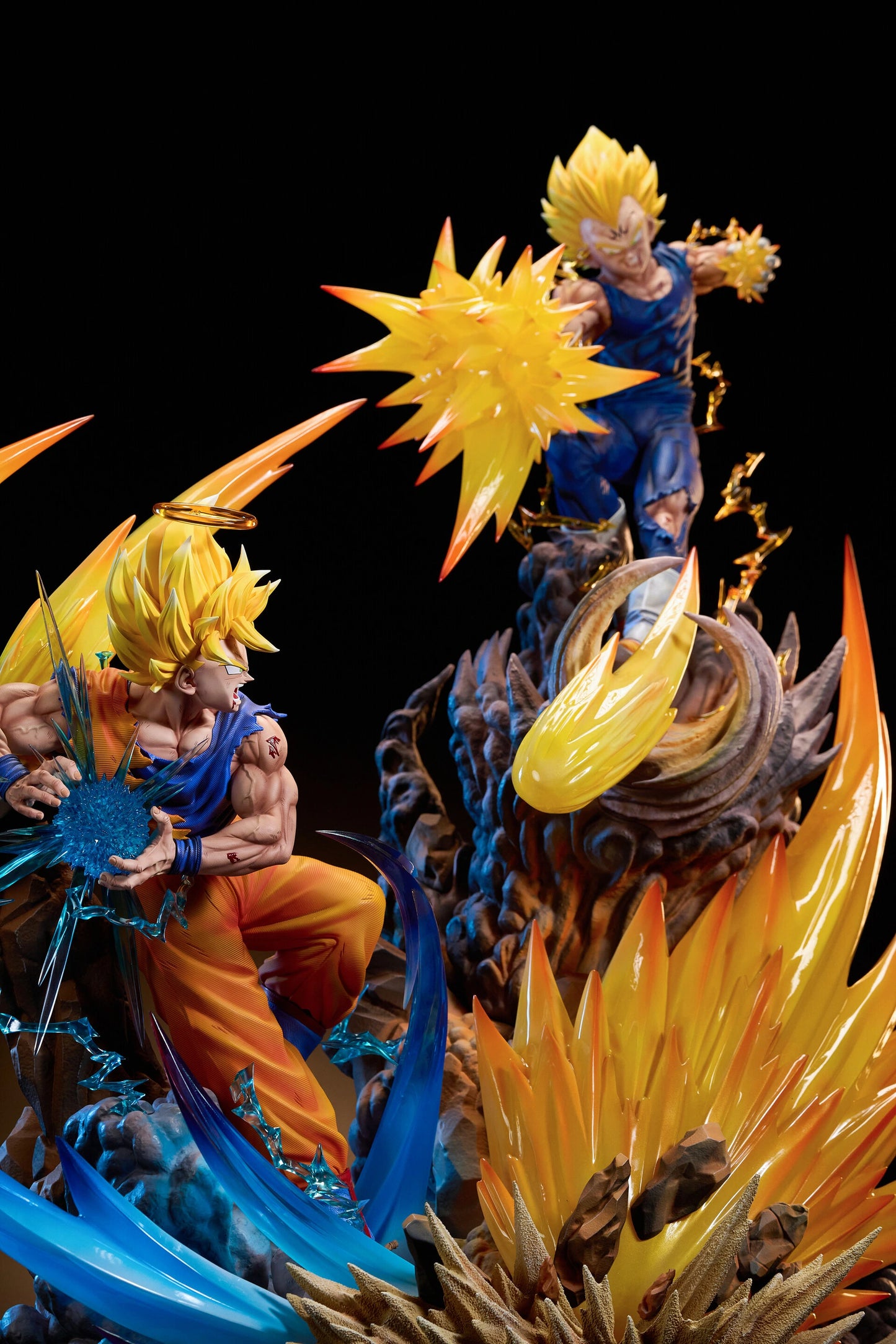 Preventa Resina Goku vs Majin Vegeta Figura Dragon Ball 1/6 KD Collectibles Estudio