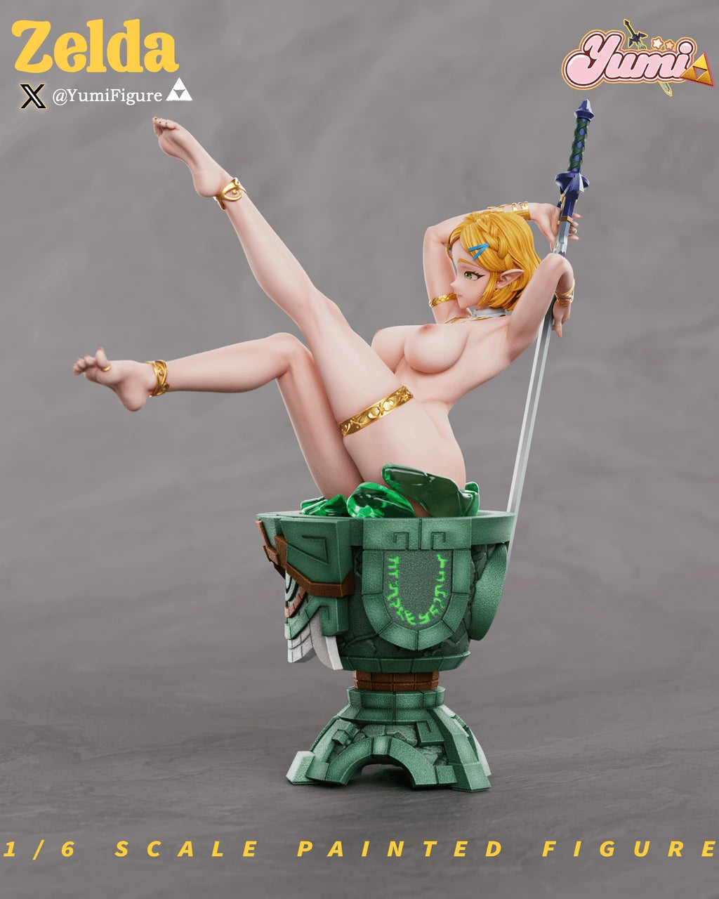 Preventa Resina Princesa Zelda Figura The Legend of Zelda Yumi  Estudio