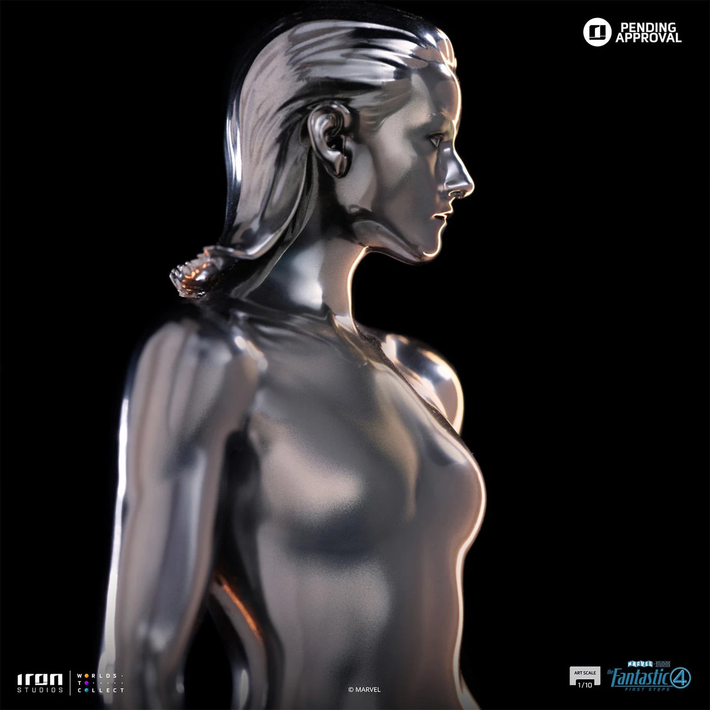 Preventa Resina Silver Surfer Figura Los 4 Fantásticos: primeros pasos  Iron (Licencia) Estudio