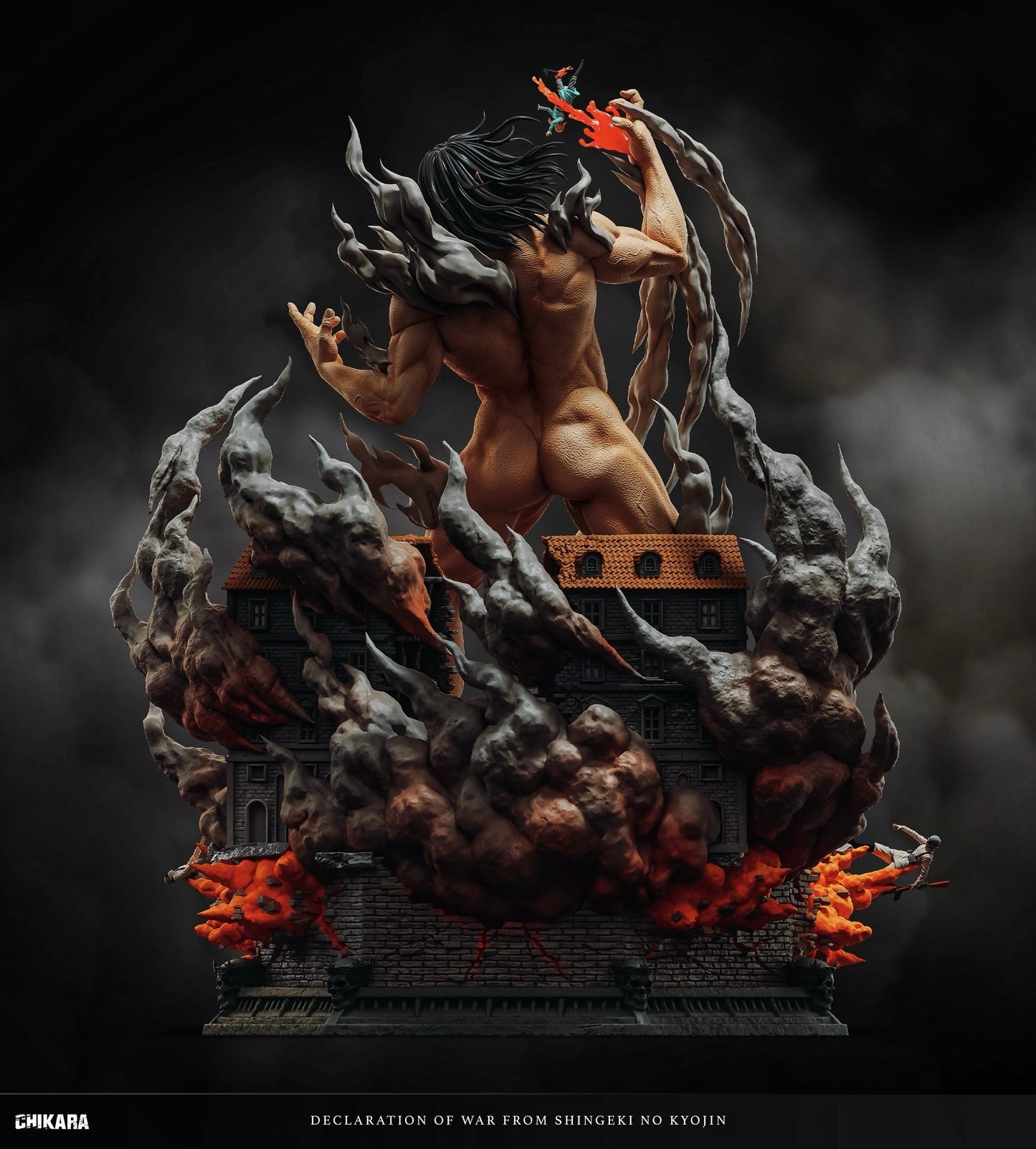 Preventa Resina Titan de Ataque Figura Attack On Titan Chikara Estudio